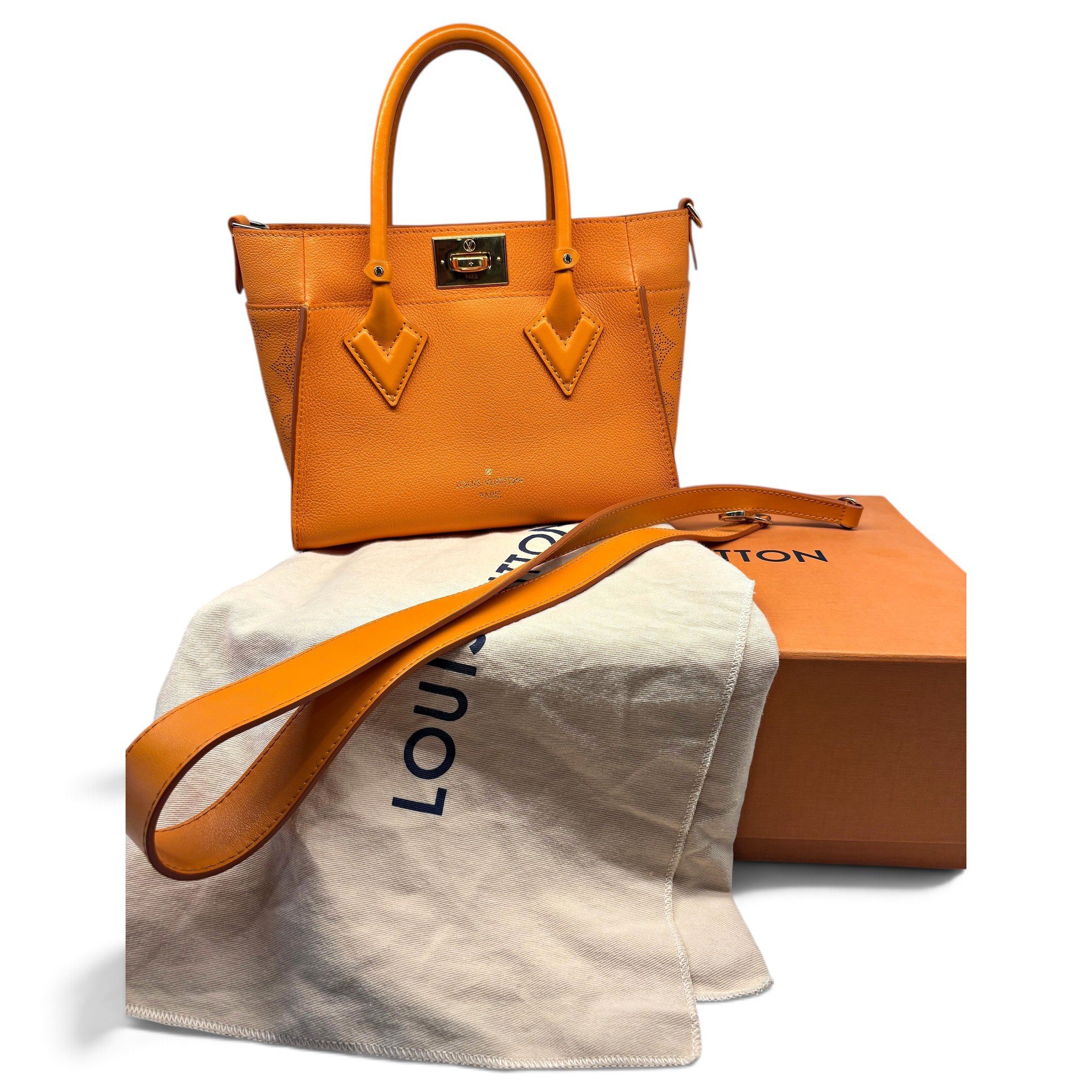On My Side leather handbag