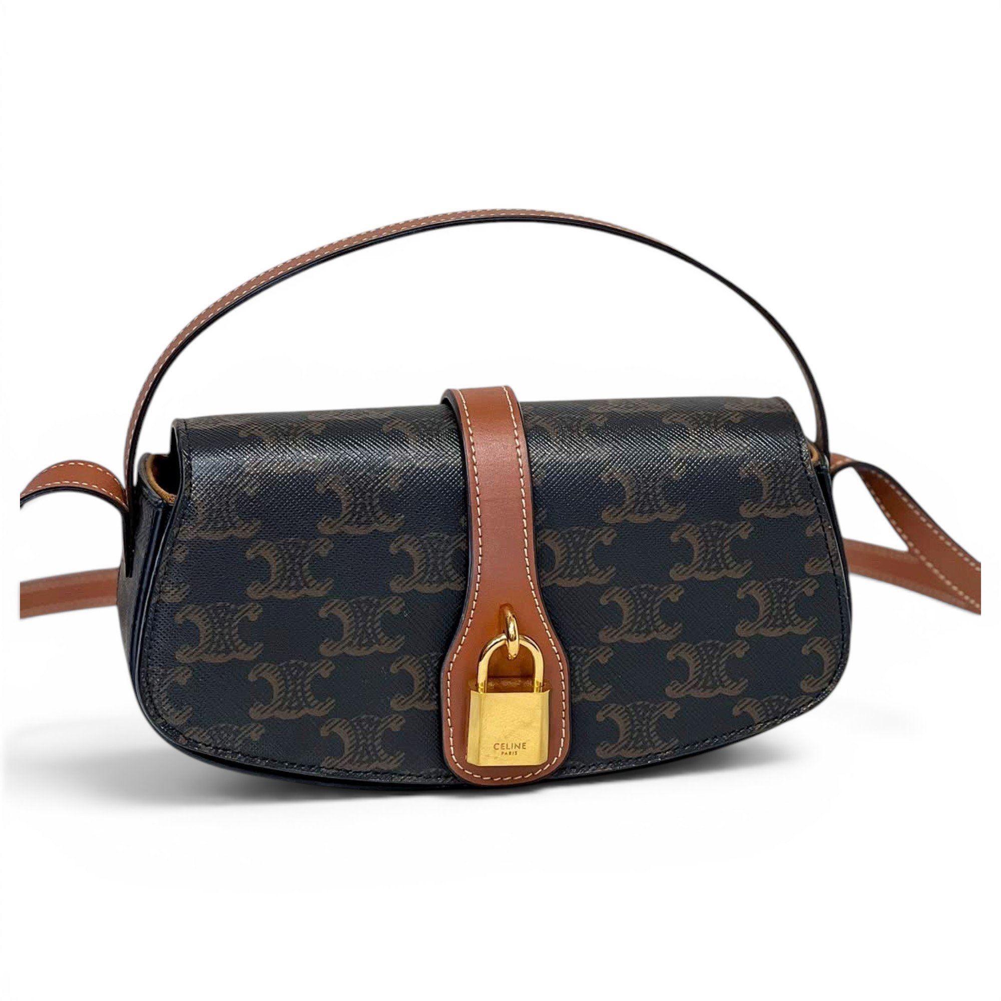 Tabou leather handbag