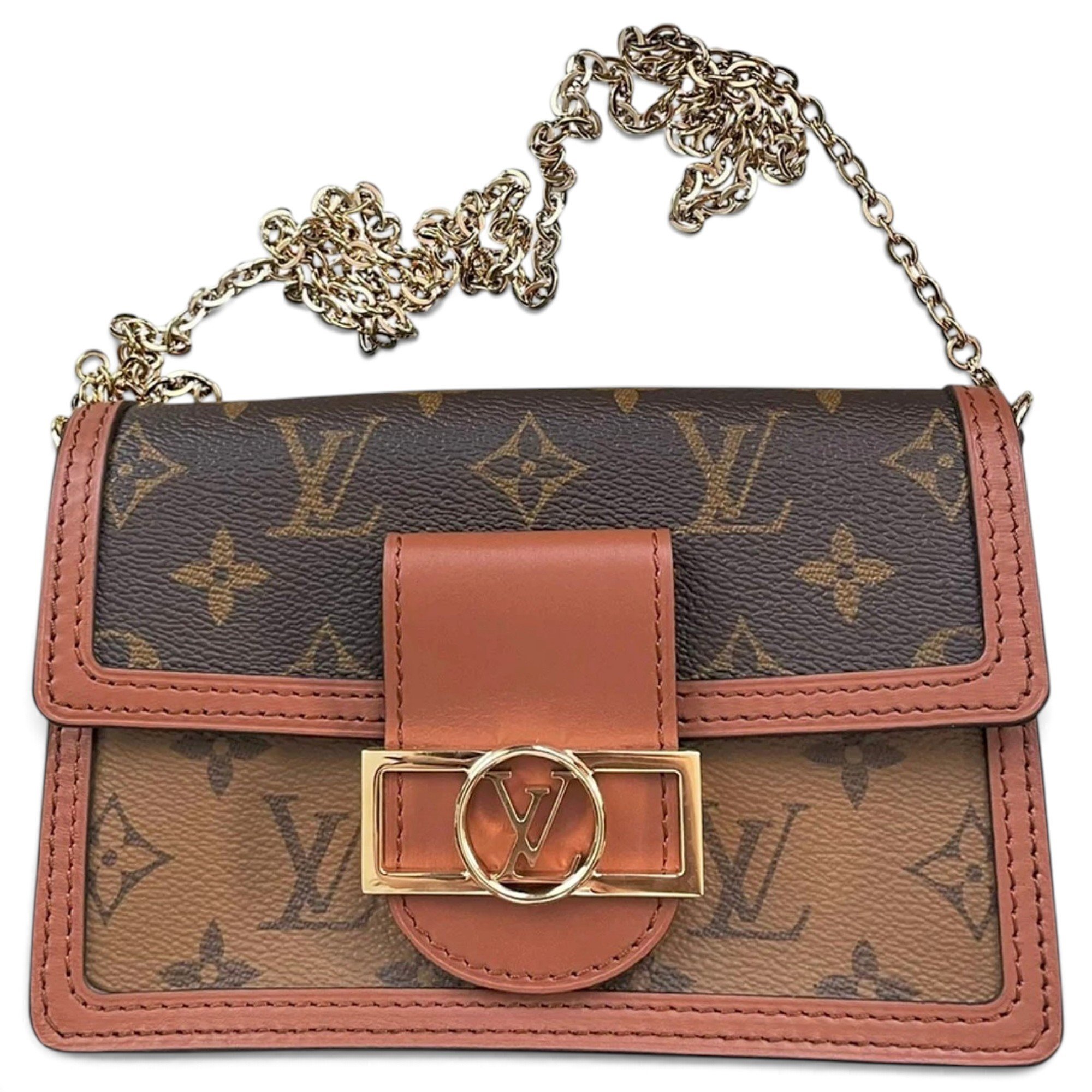Dauphine Chain Wallet cloth crossbody bag