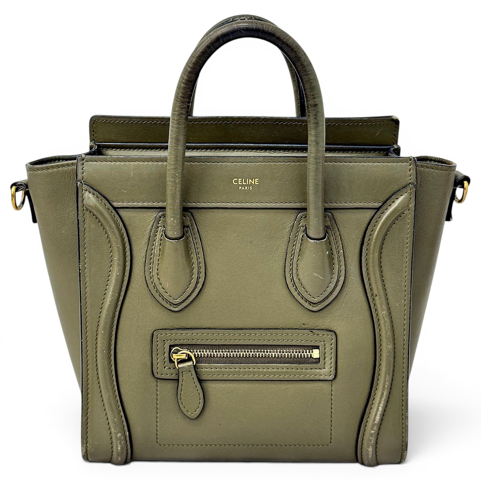 Nano Luggage leather handbag
