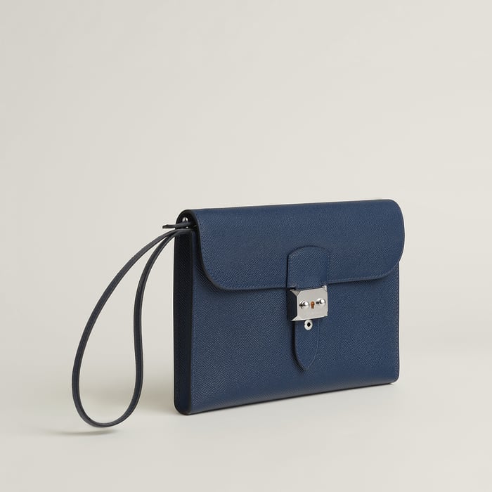 Navy Pochette Sac À Dépêches 24