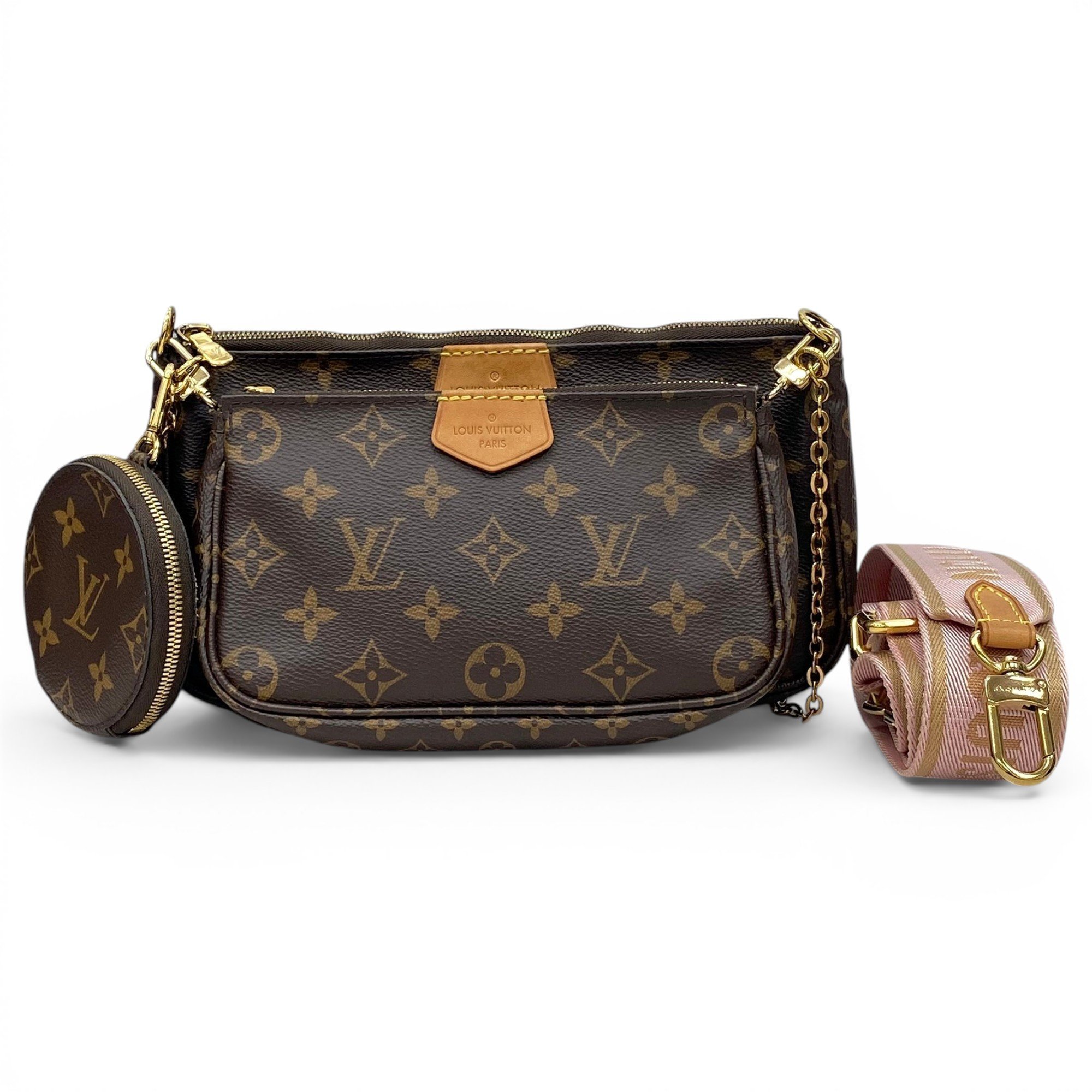 Multi Pochette Accessoires leather handbag