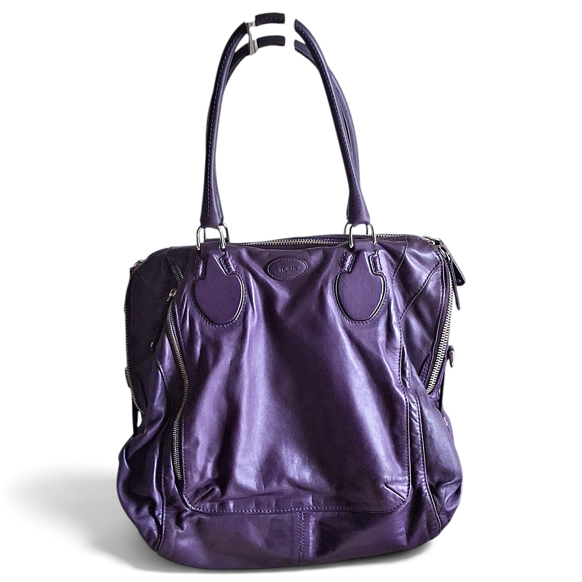 D Bag leather handbag