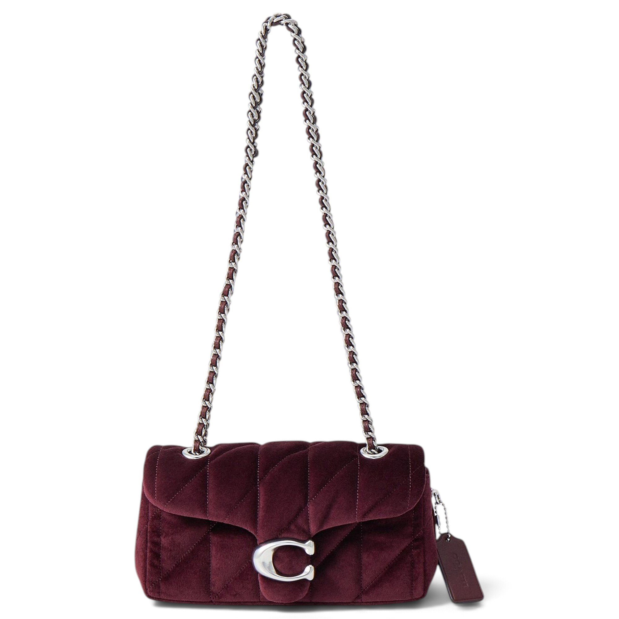 Tabby velvet crossbody bag