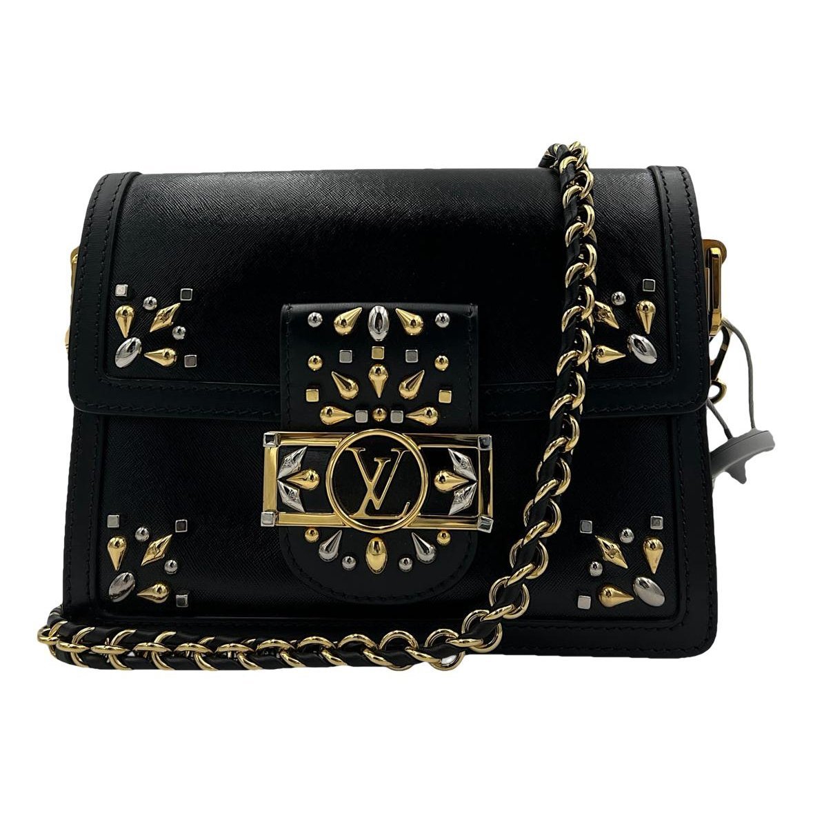 Dauphine leather crossbody bag
