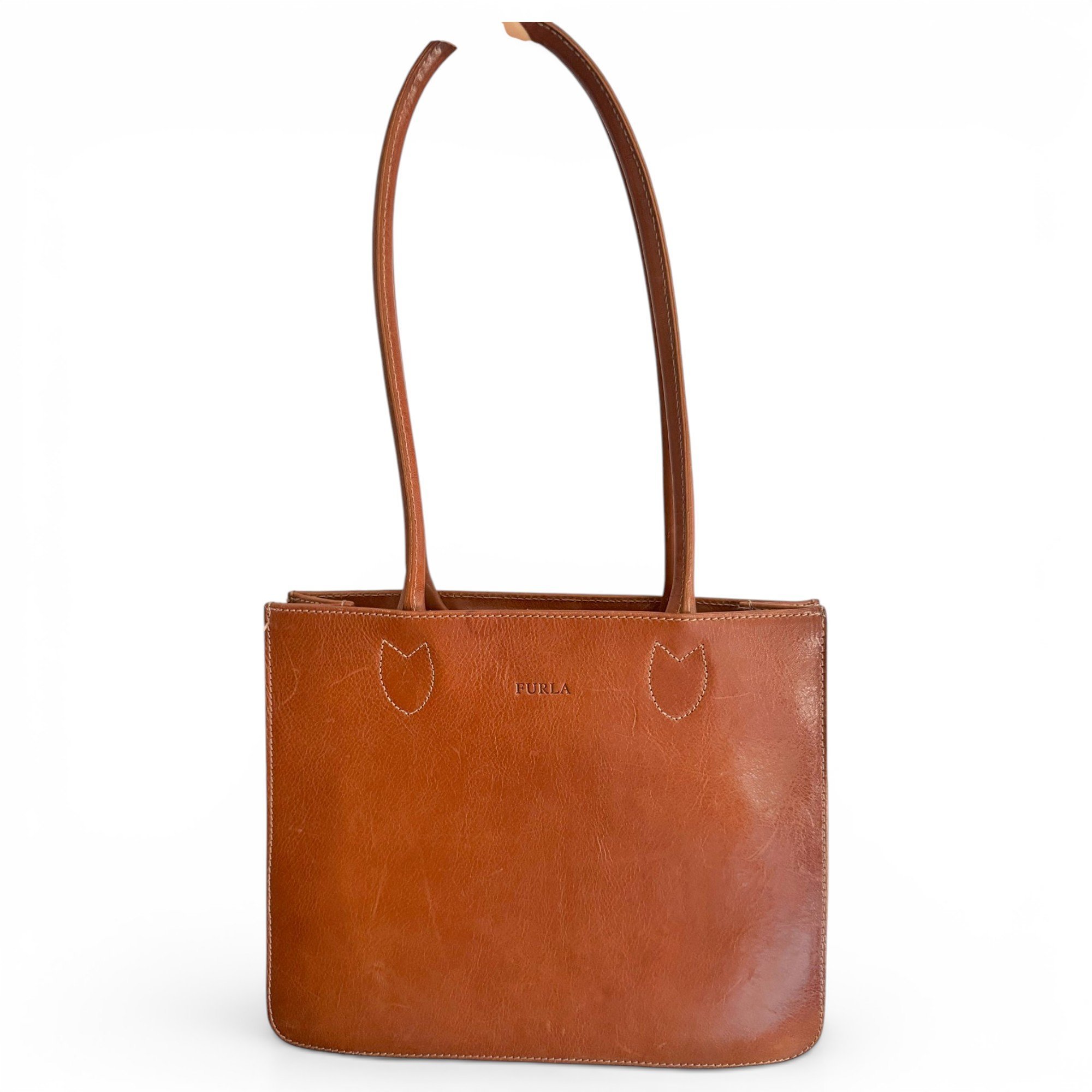 Leather handbag