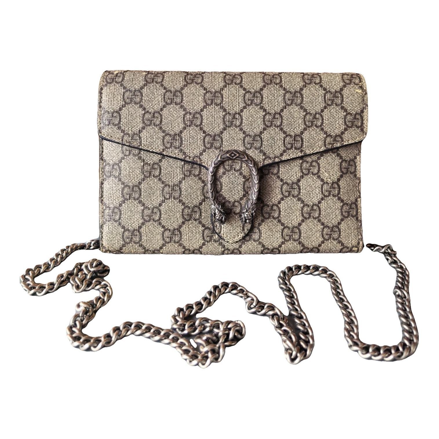 Dionysus Chain Wallet leather handbag