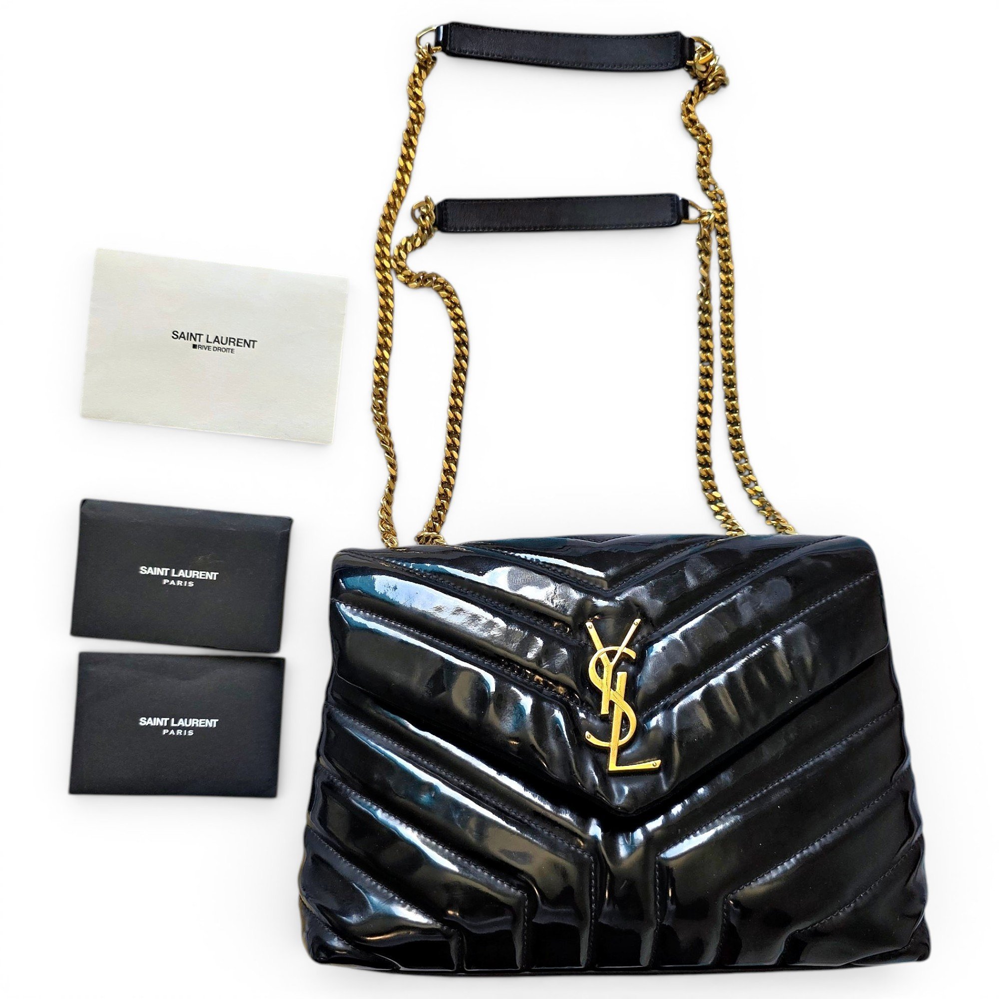 Loulou Toy patent leather crossbody bag