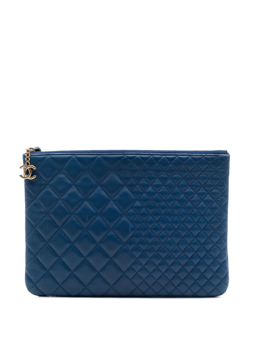 2016-2017 Medium Bi Quilted Lambskin O Case clutch bag