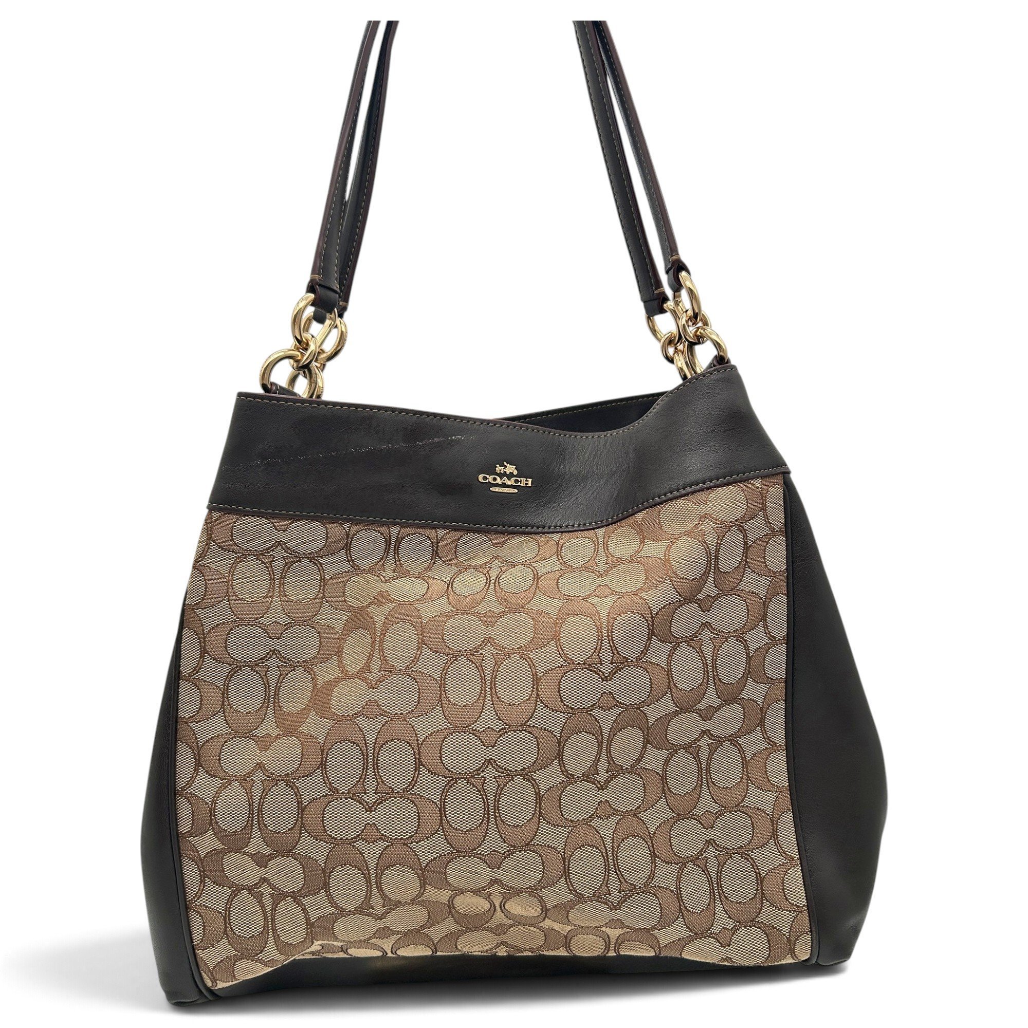 Leather handbag