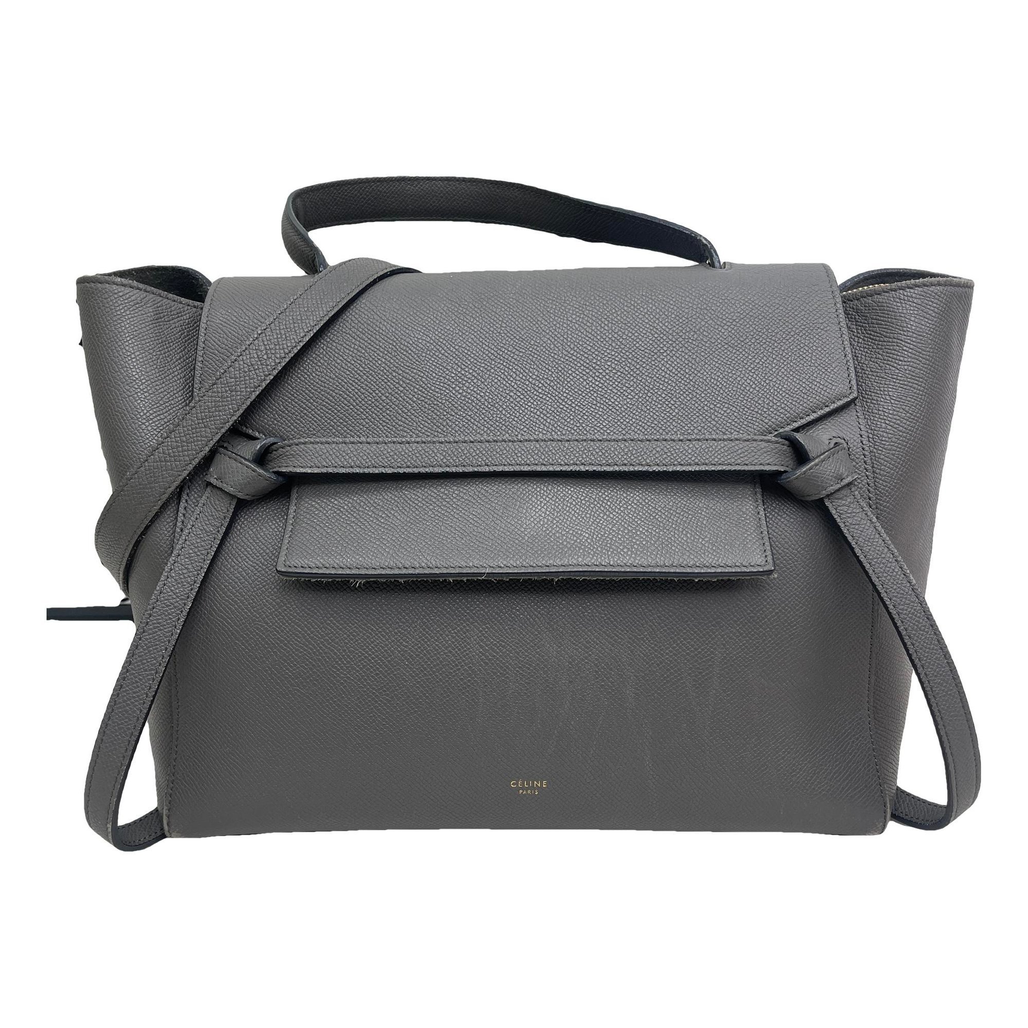 Belt leather handbag