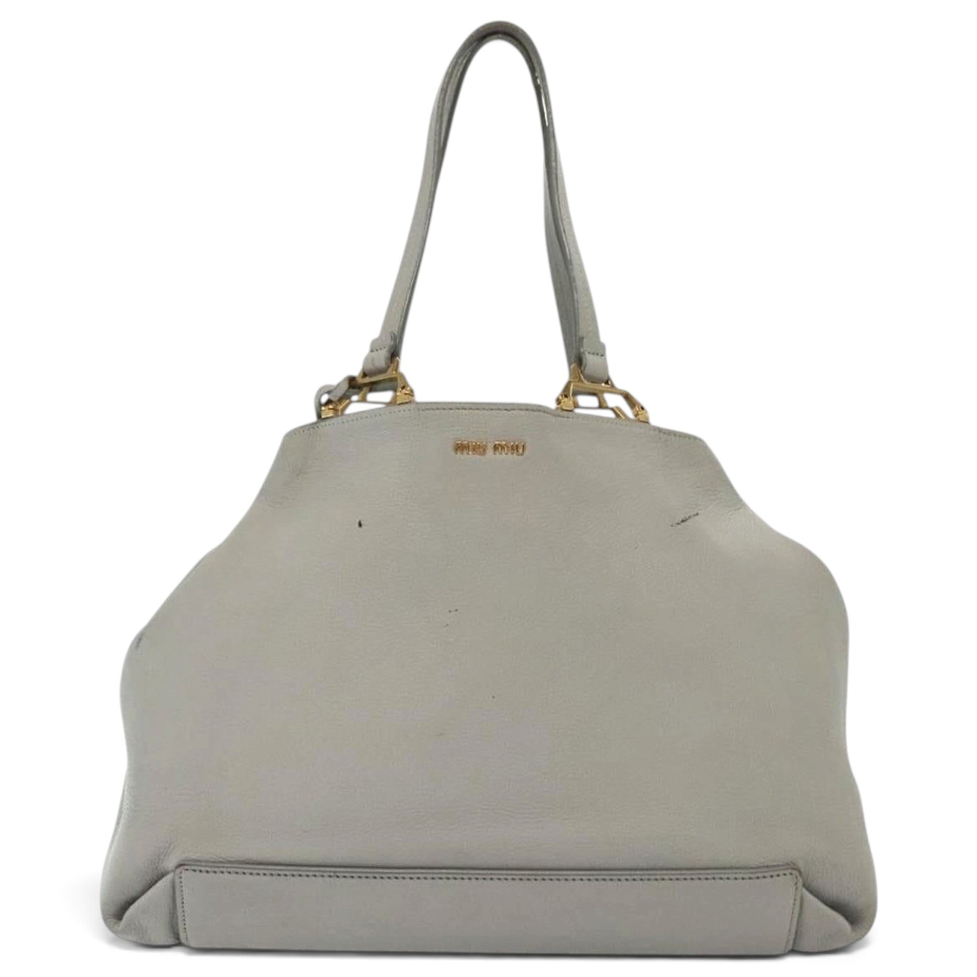 Leather tote