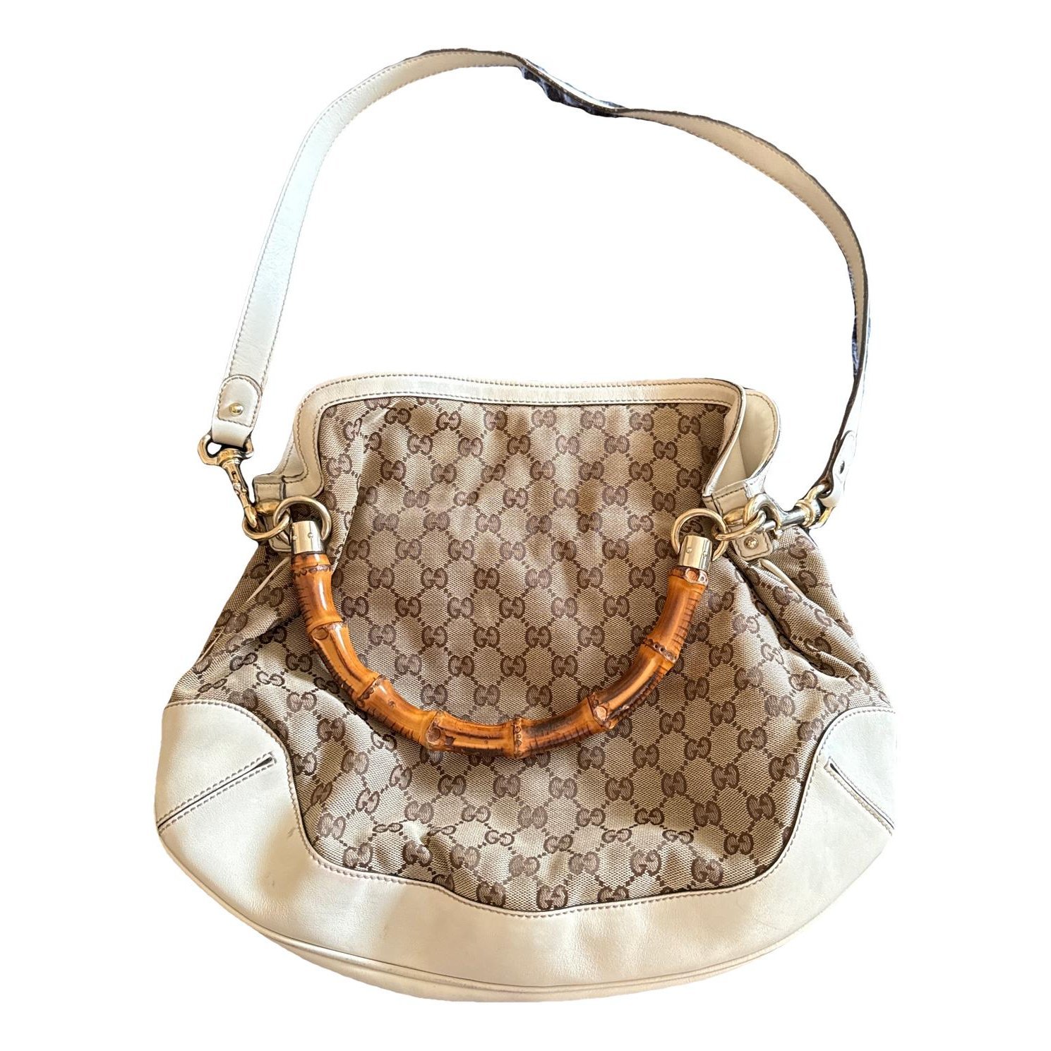 Bamboo Top Handle cloth handbag