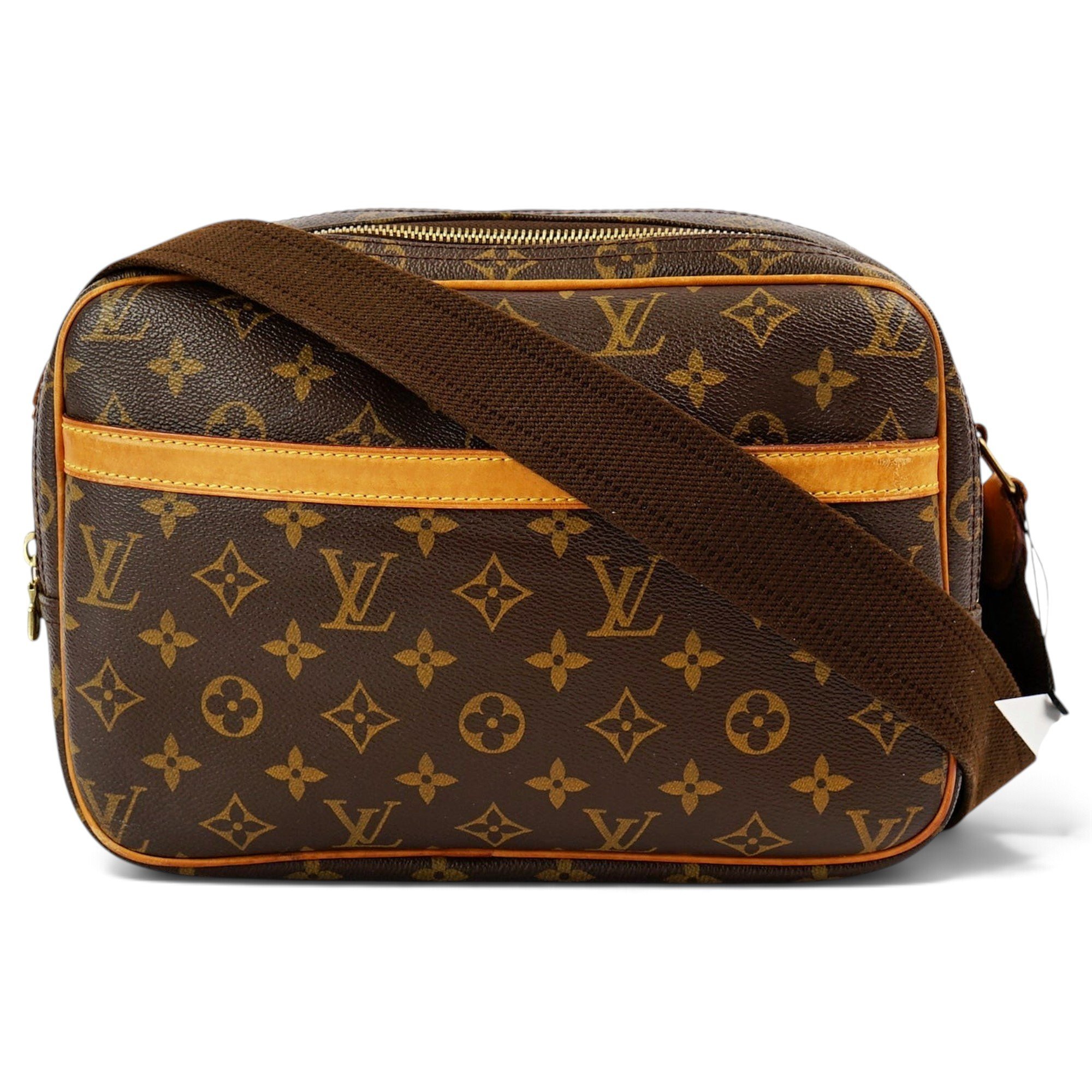 Reporter leather crossbody bag