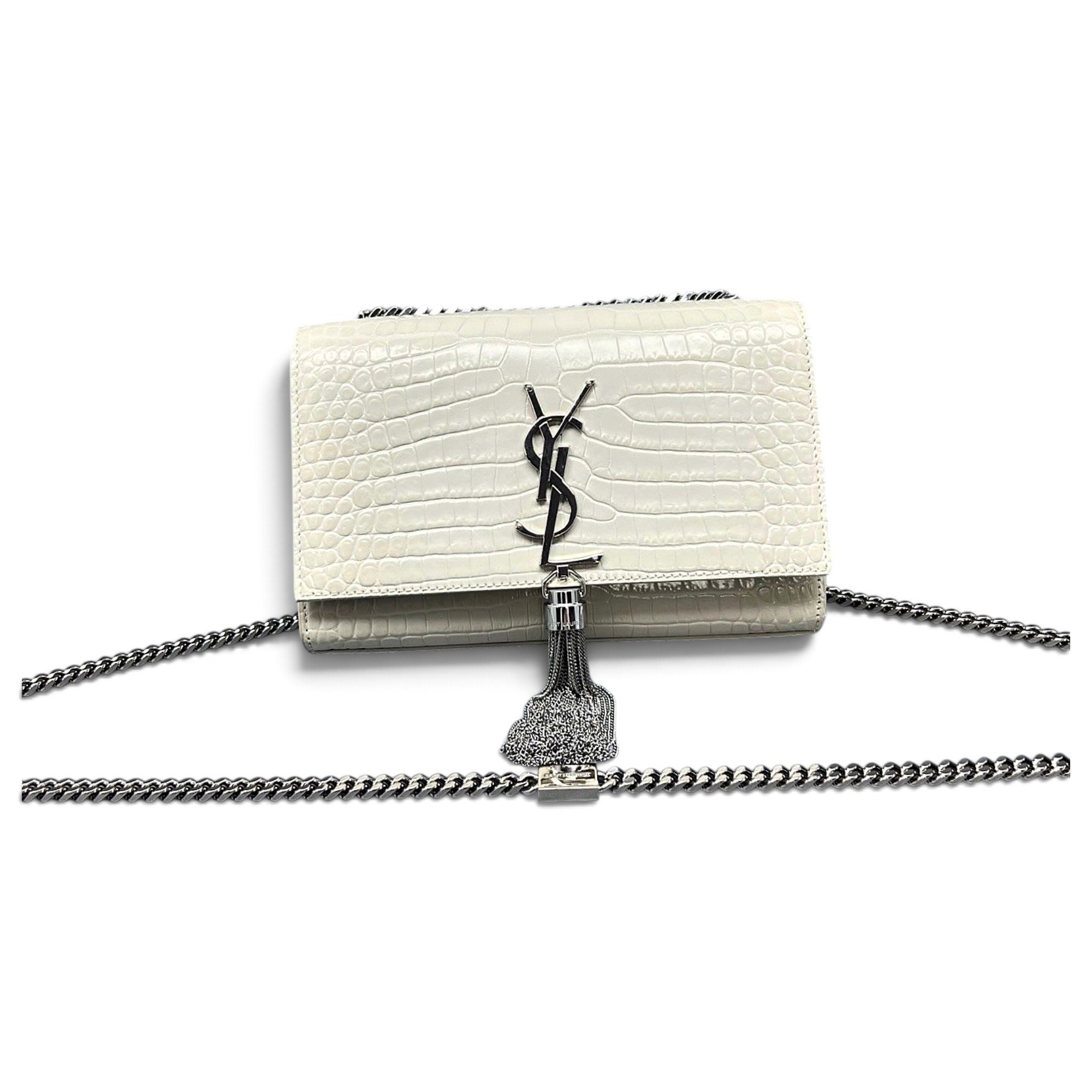 Pompom Kate leather handbag