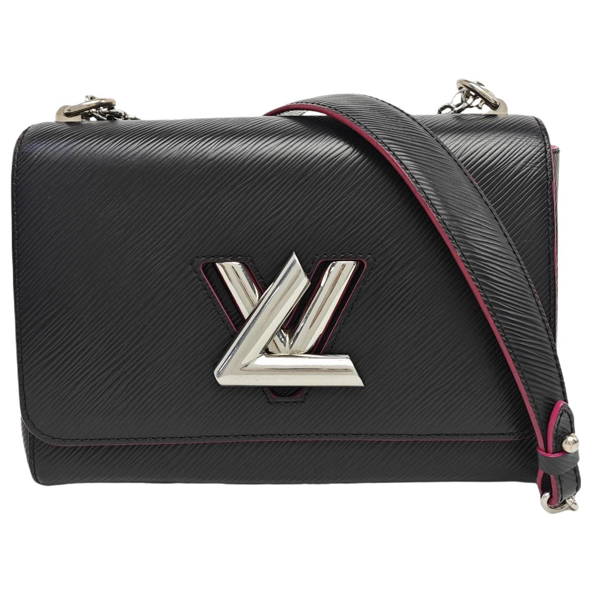 Twist leather handbag