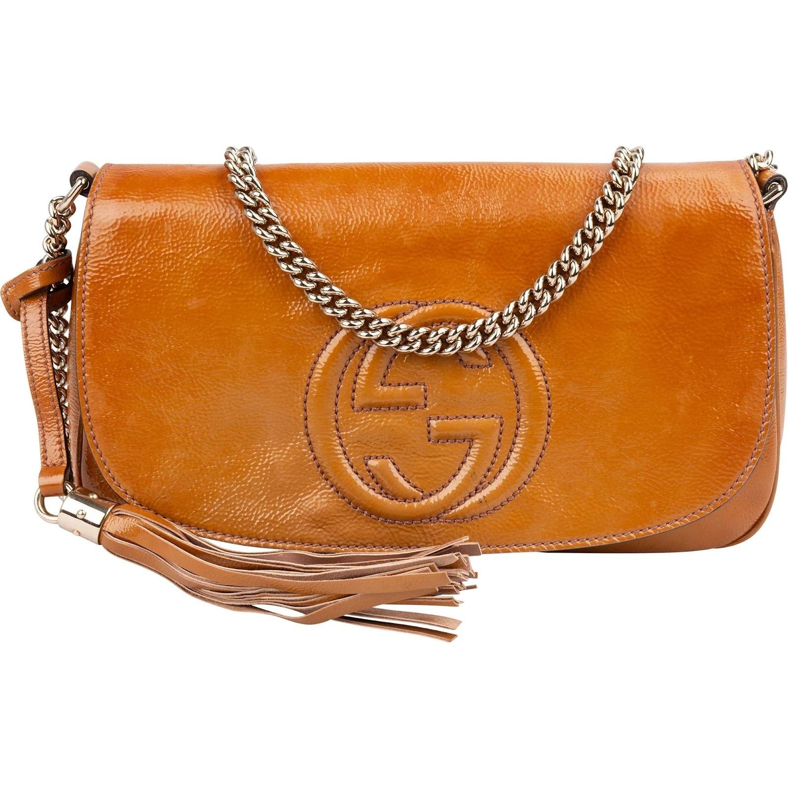Soho Chain patent leather crossbody bag