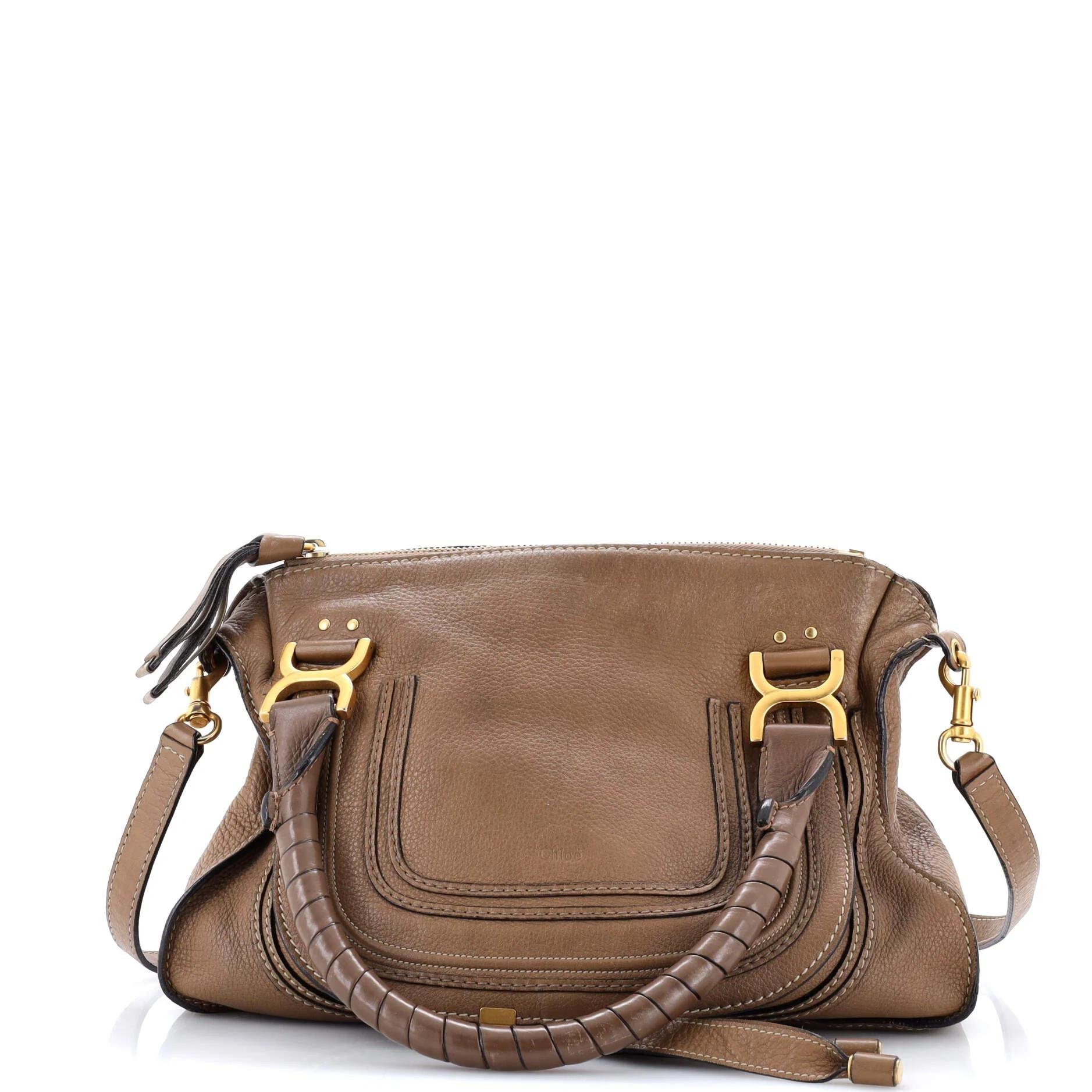 Leather satchel