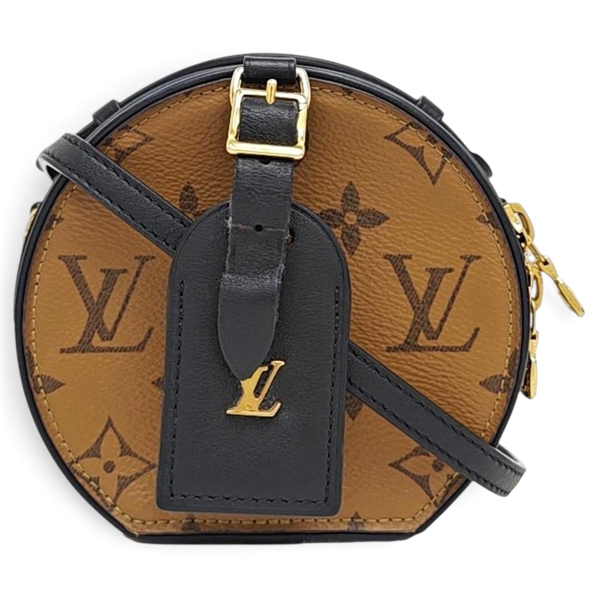 Micro boite chapeau leather handbag