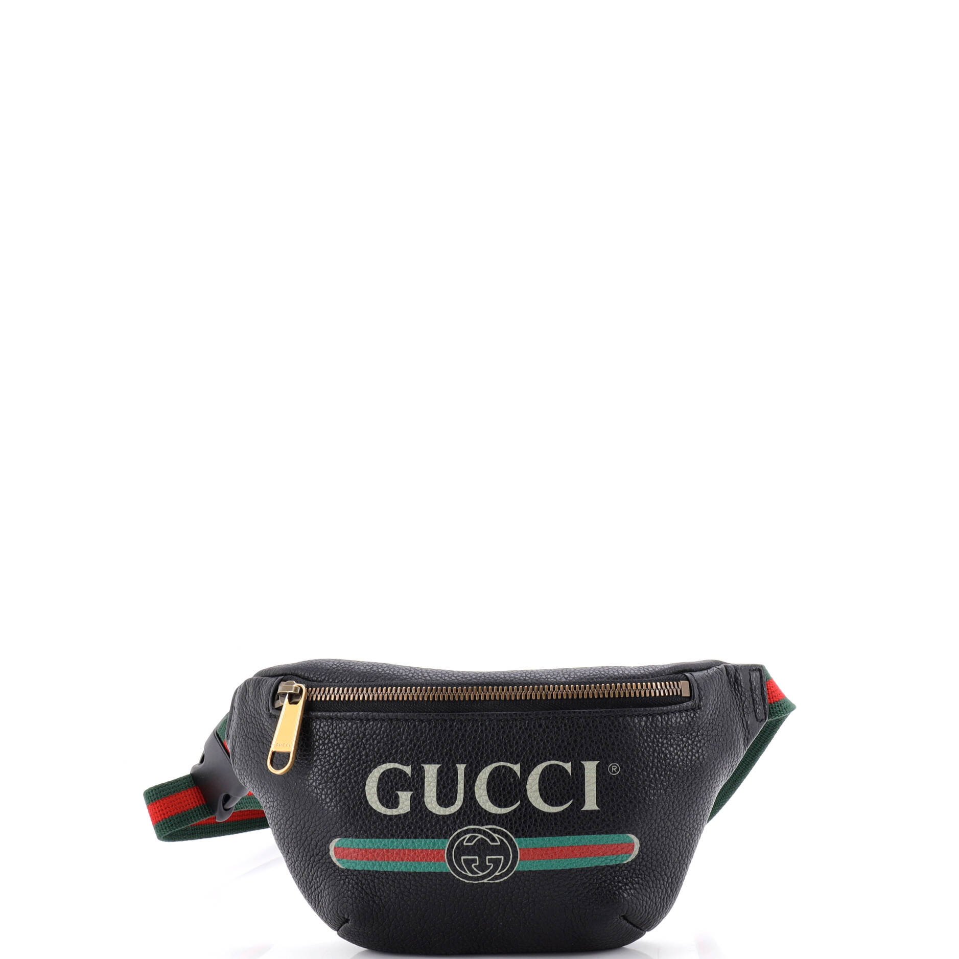 Logo Belt Bag Printed Leather Small