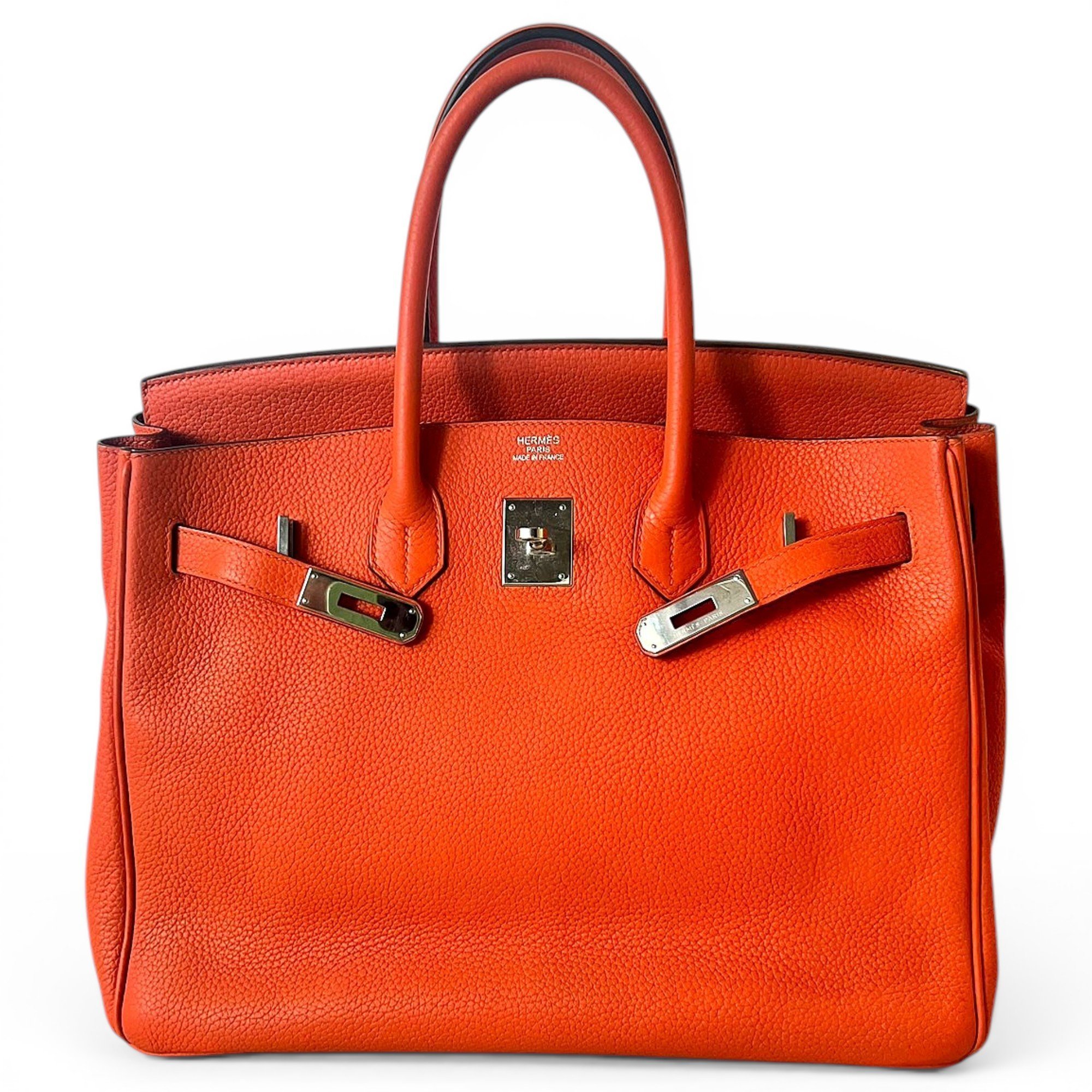 Birkin 35 leather handbag