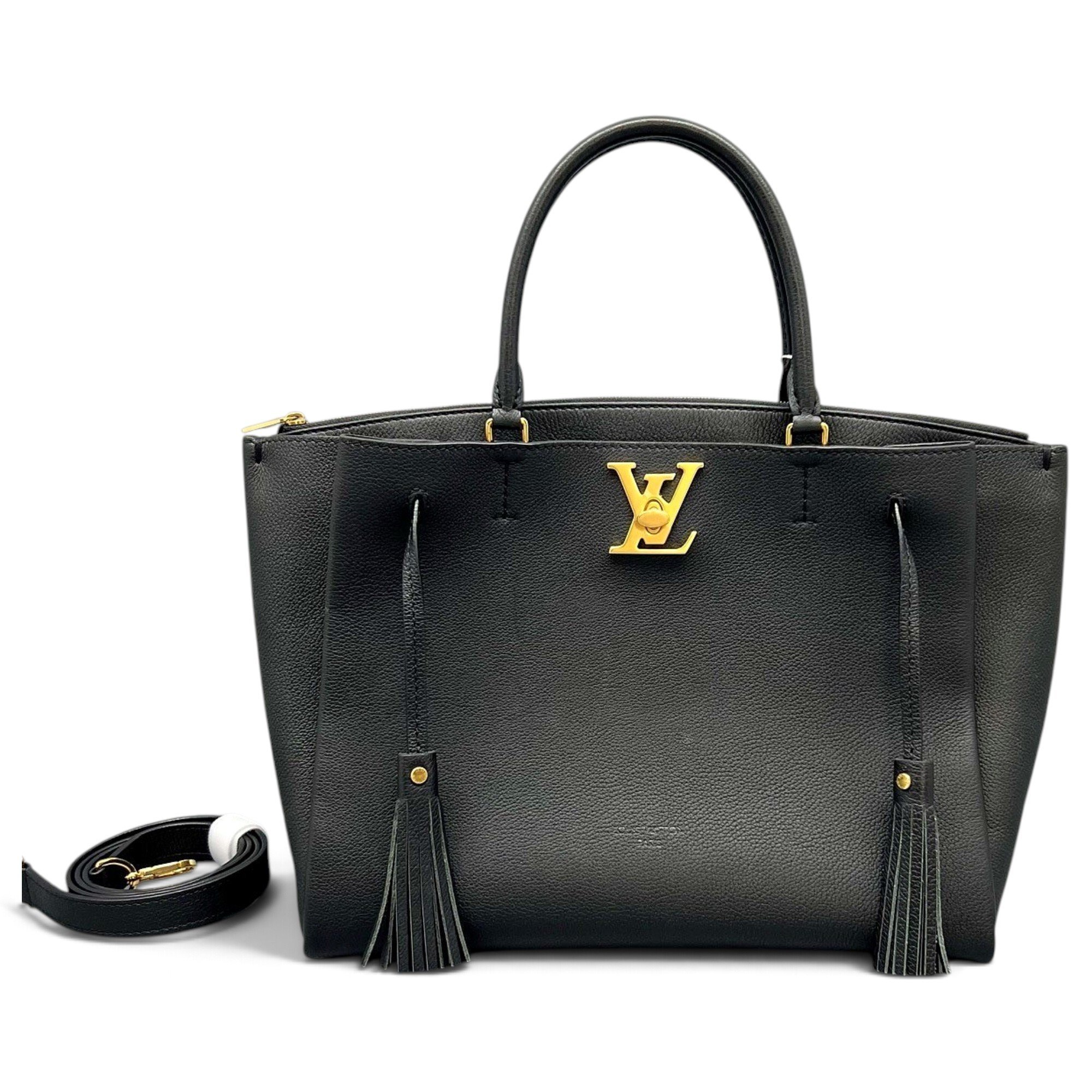 Lockmeto leather handbag