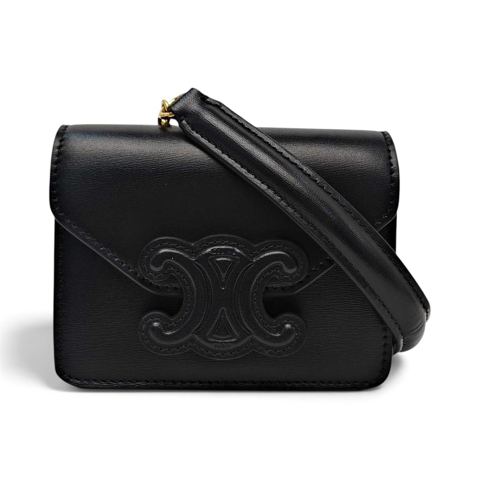Triomphe leather handbag