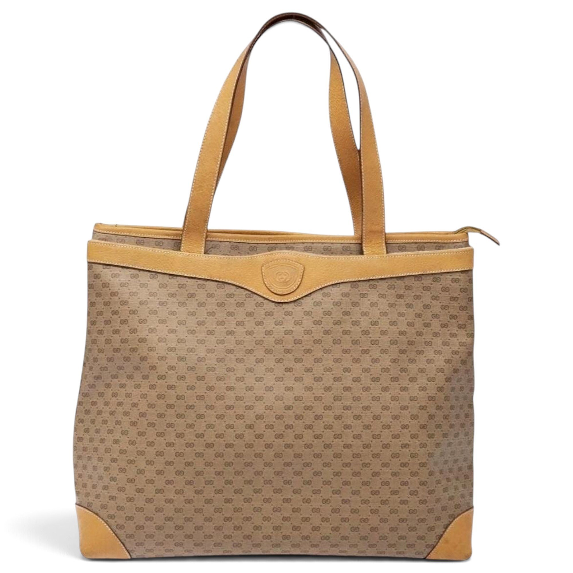 Leather tote