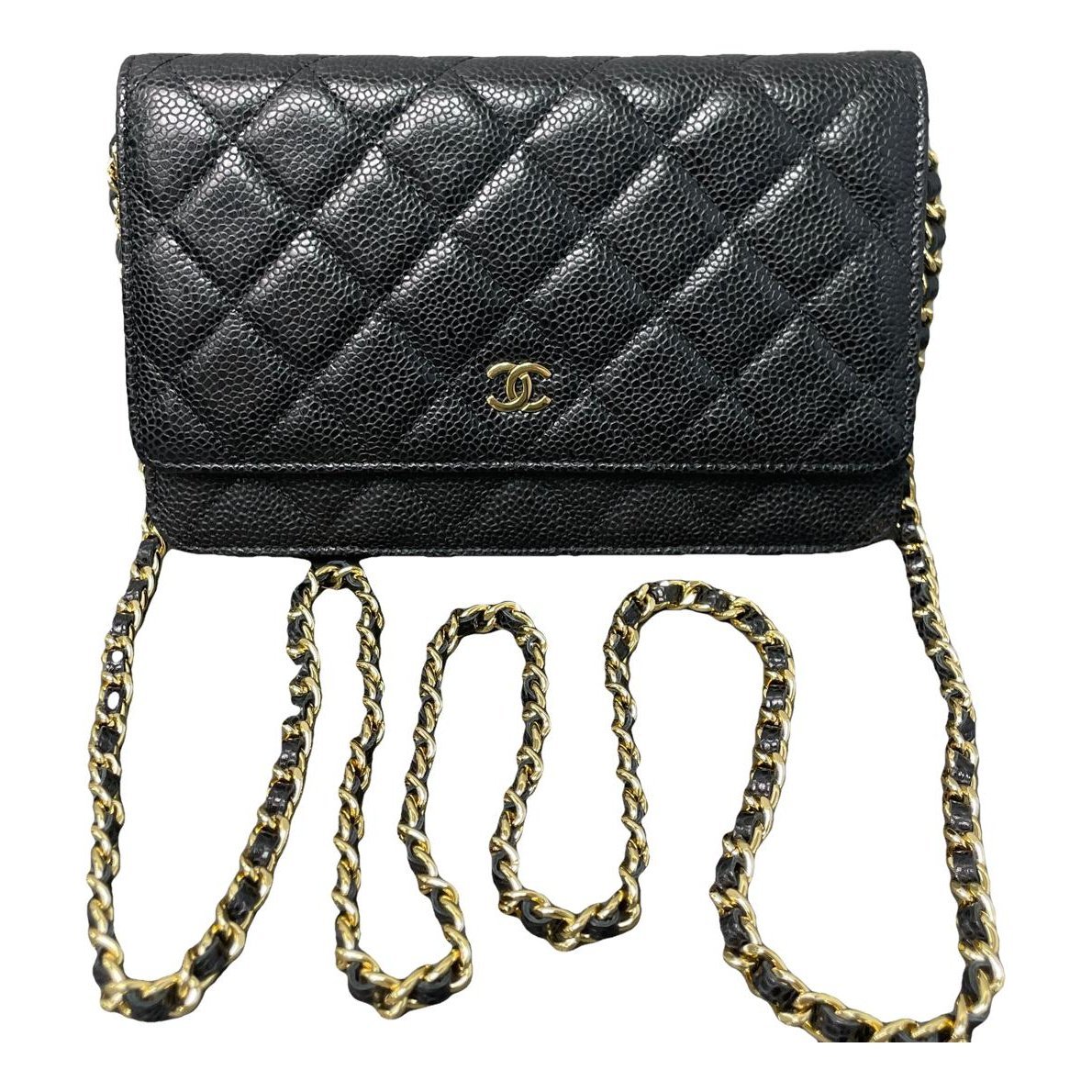 Wallet On Chain Timeless/Classique leather crossbody bag