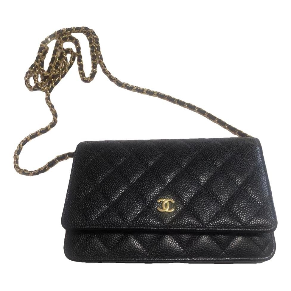 Wallet On Chain Timeless/Classique leather crossbody bag