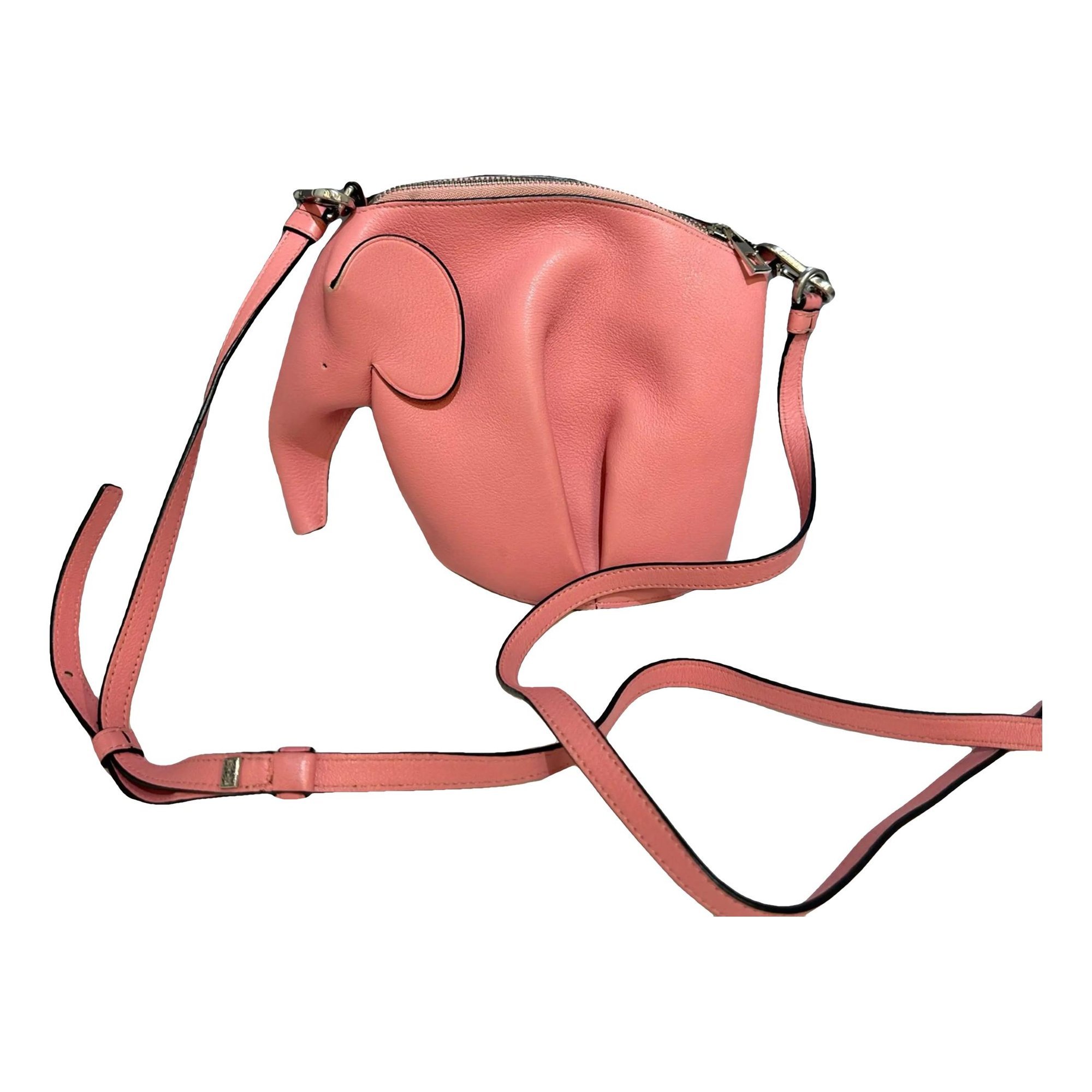 Animals leather crossbody bag