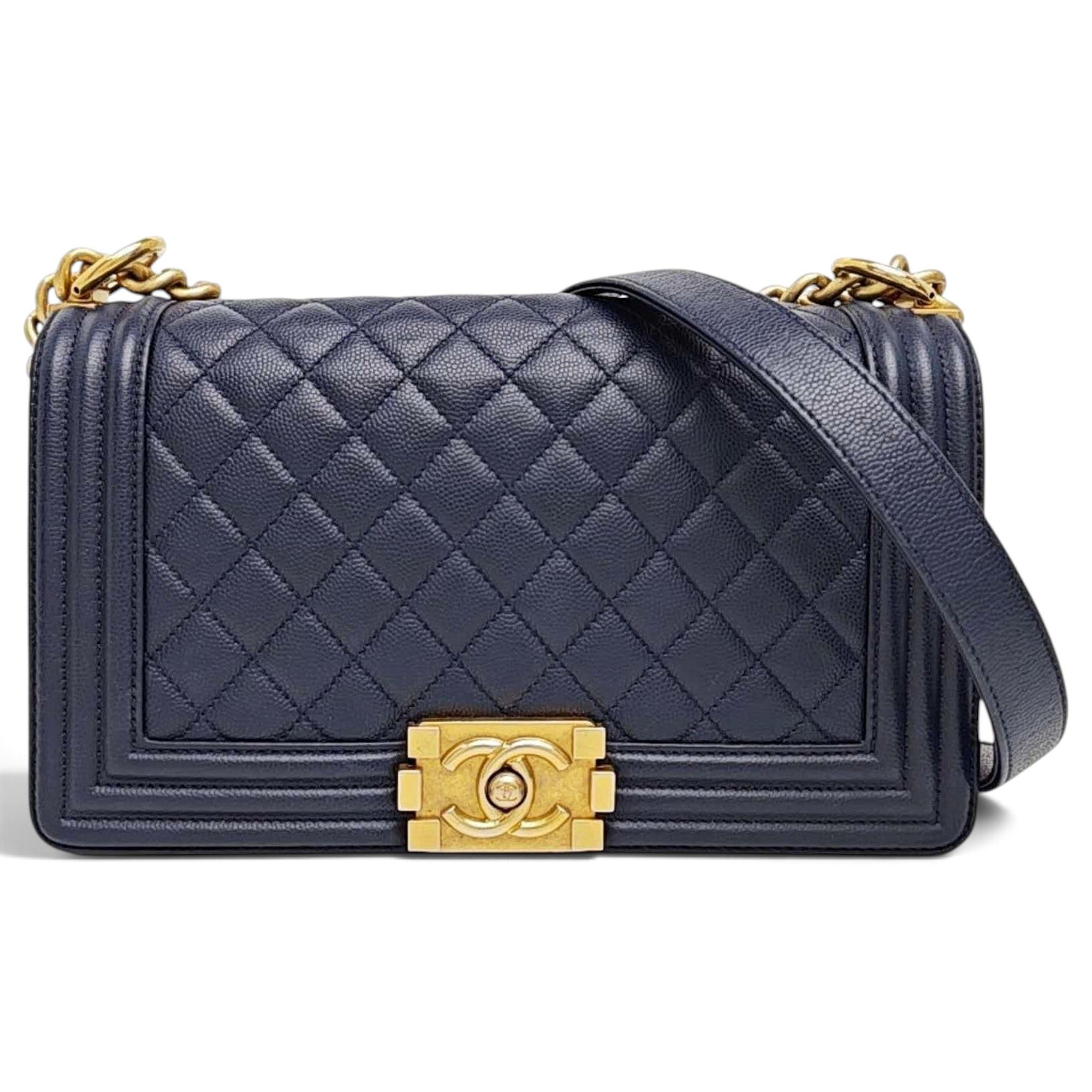 Boy leather crossbody bag