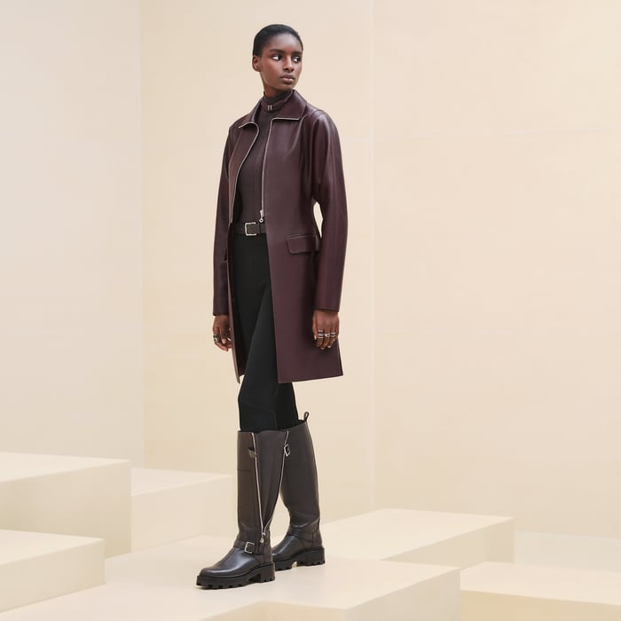 Rouge Sellier Fitted Coat