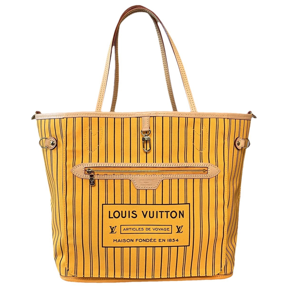 Louis Vuitton Neverfull leather tote