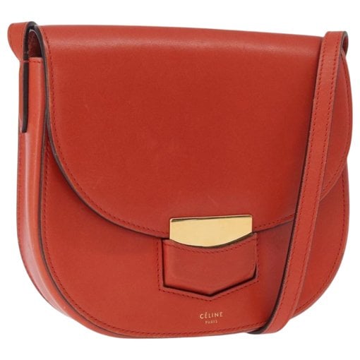 Trotteur leather handbag