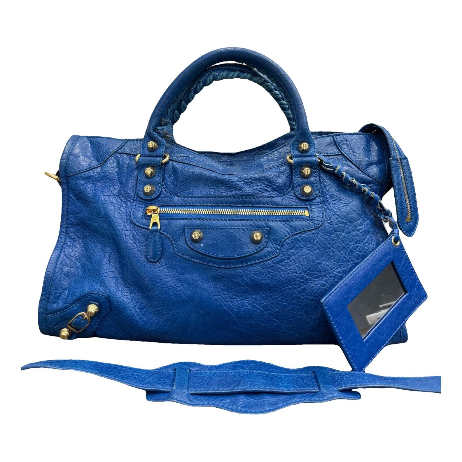 Leather handbag