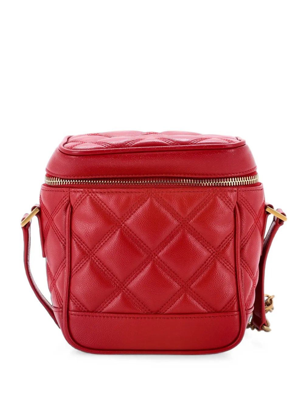 80's Vanity Bag Quilted Leather crossbody bag