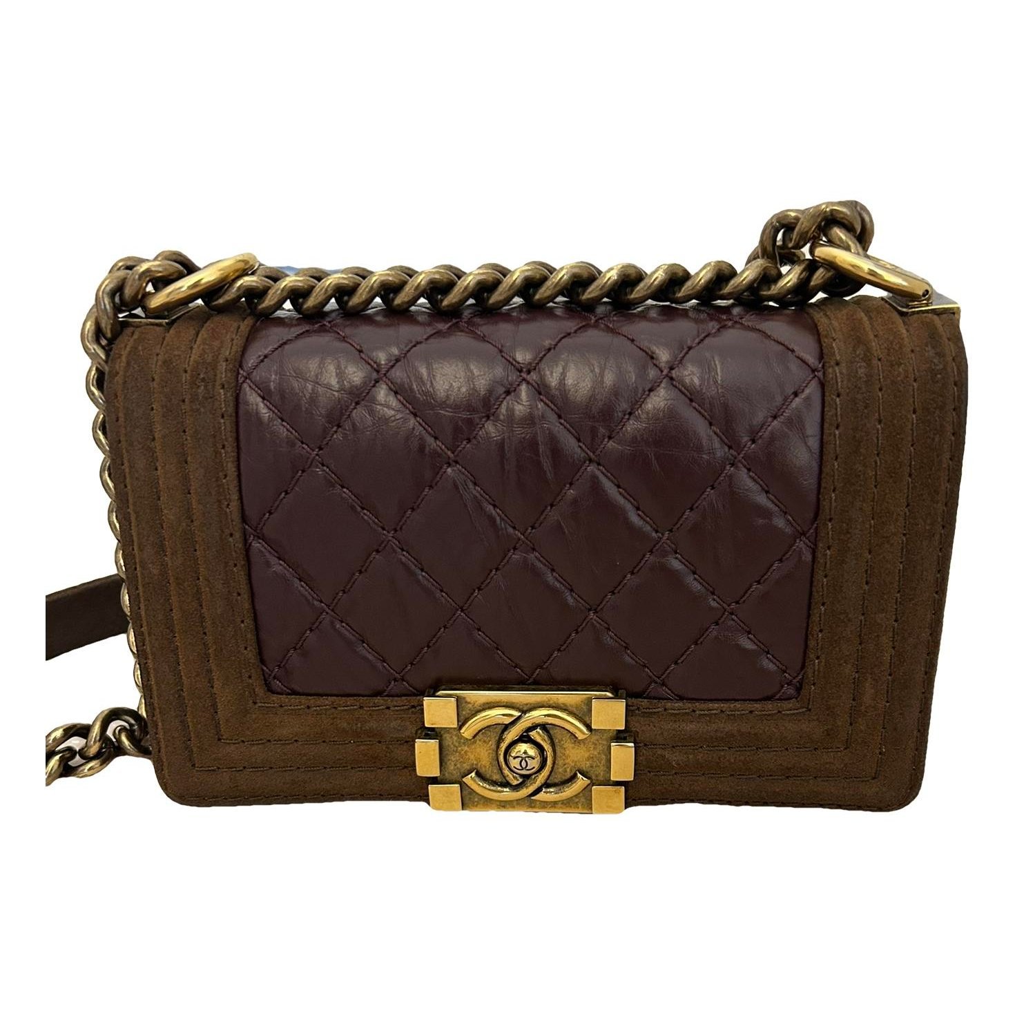 Boy leather crossbody bag