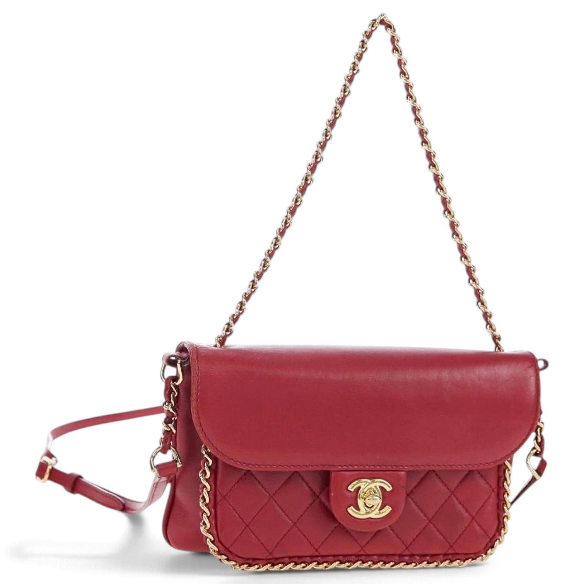 Leather mini bag