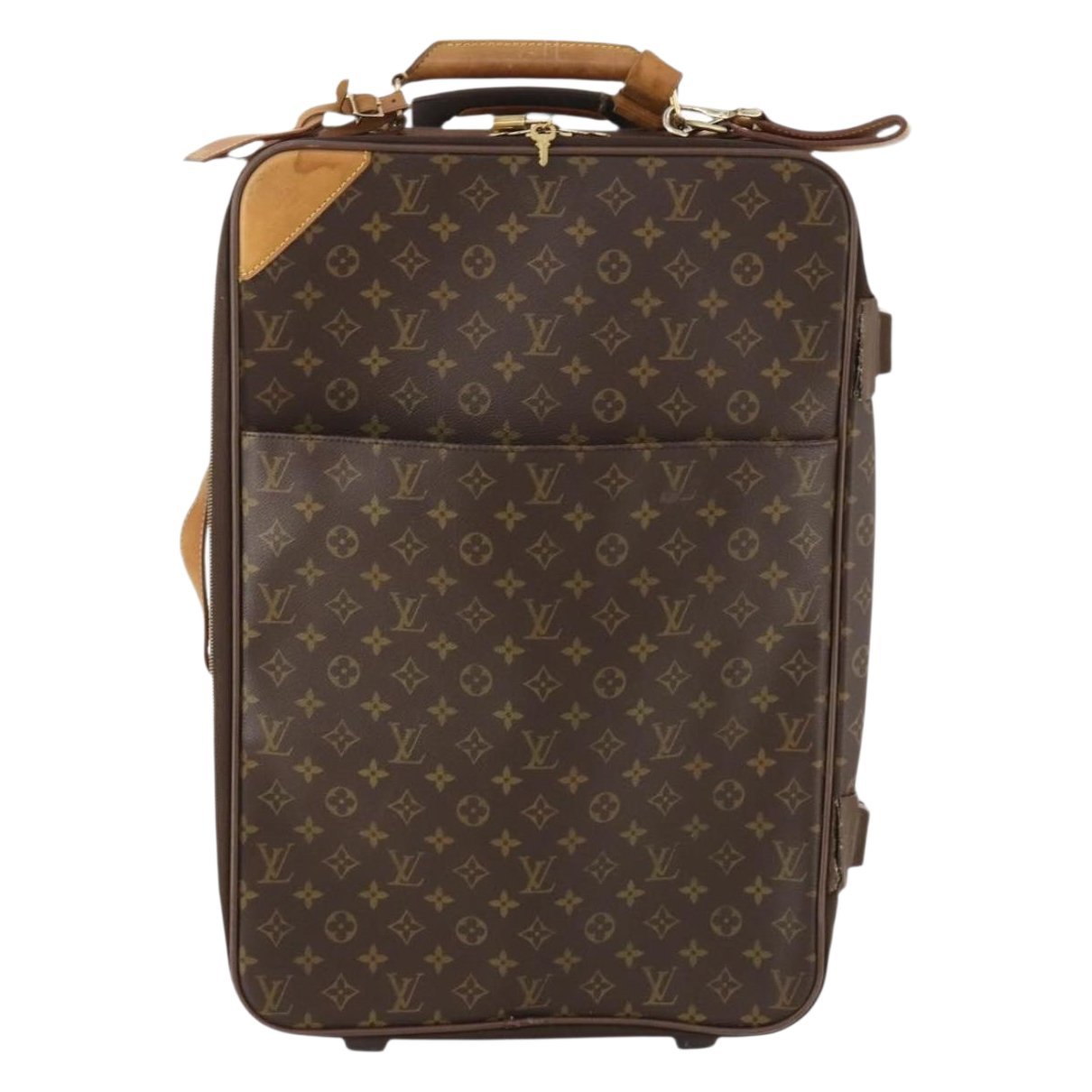 Leather travel bag