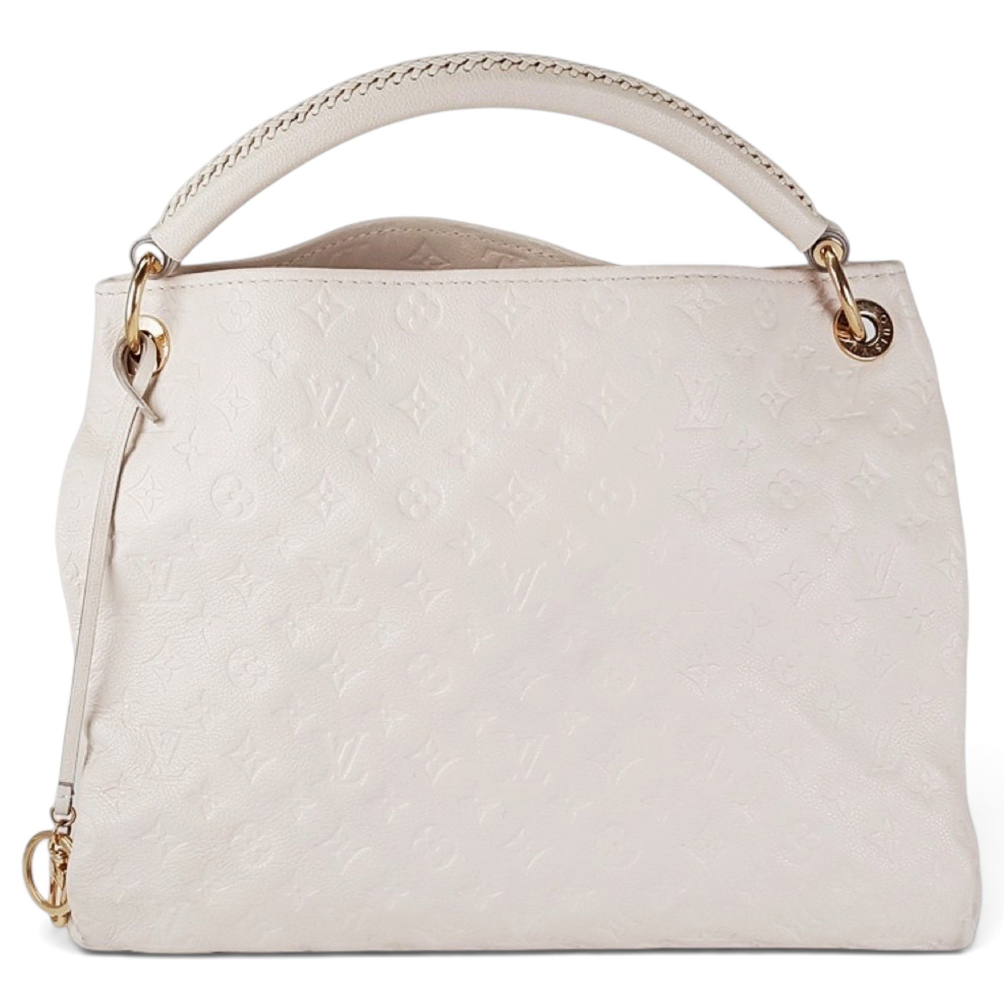 Artsy leather handbag