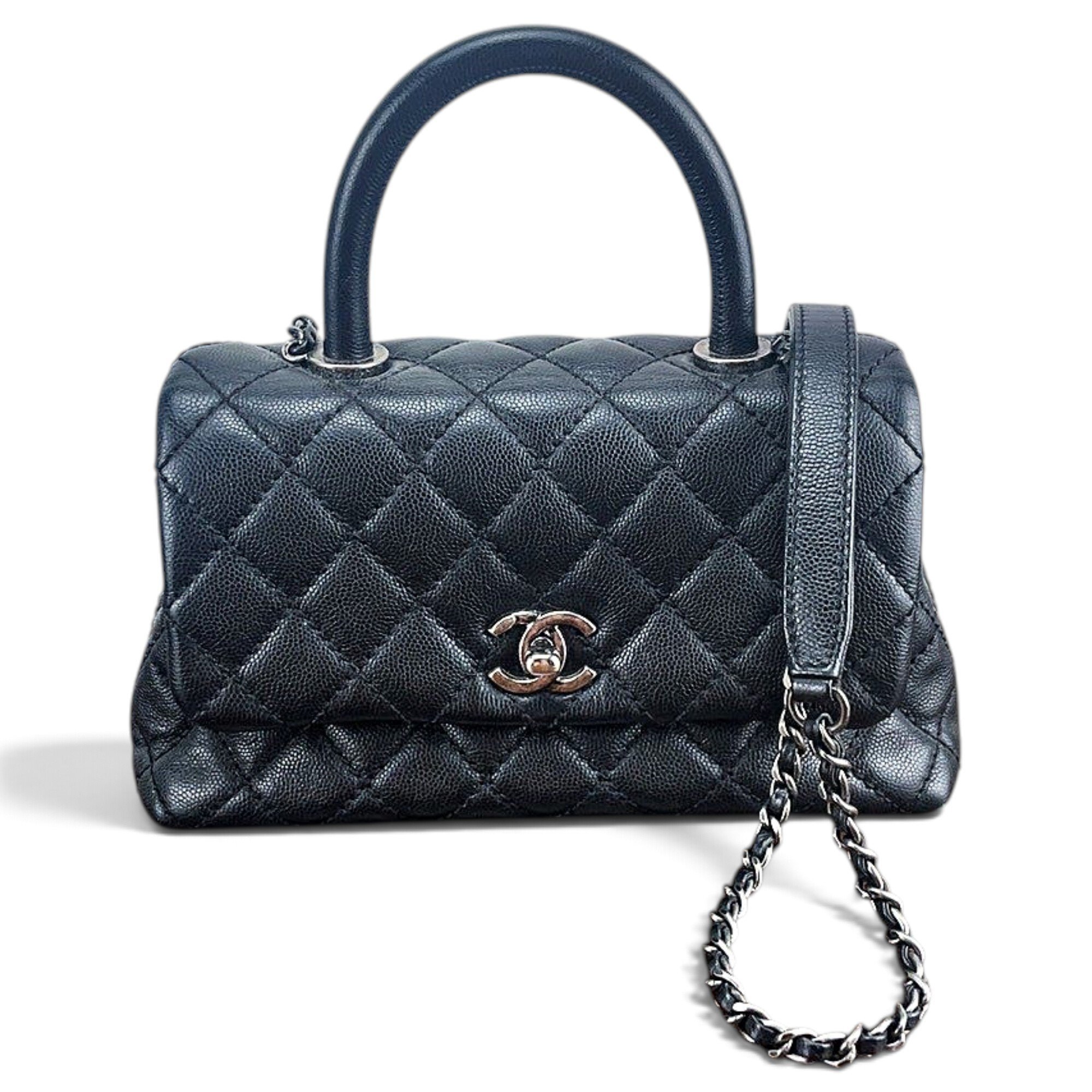 Coco Handle leather handbag