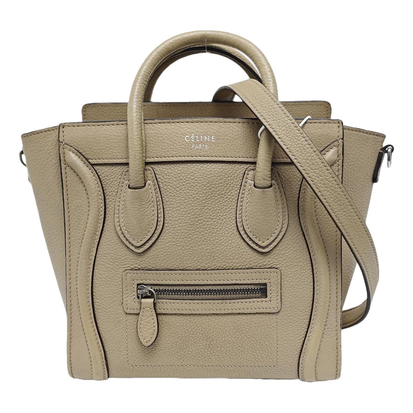Luggage leather handbag