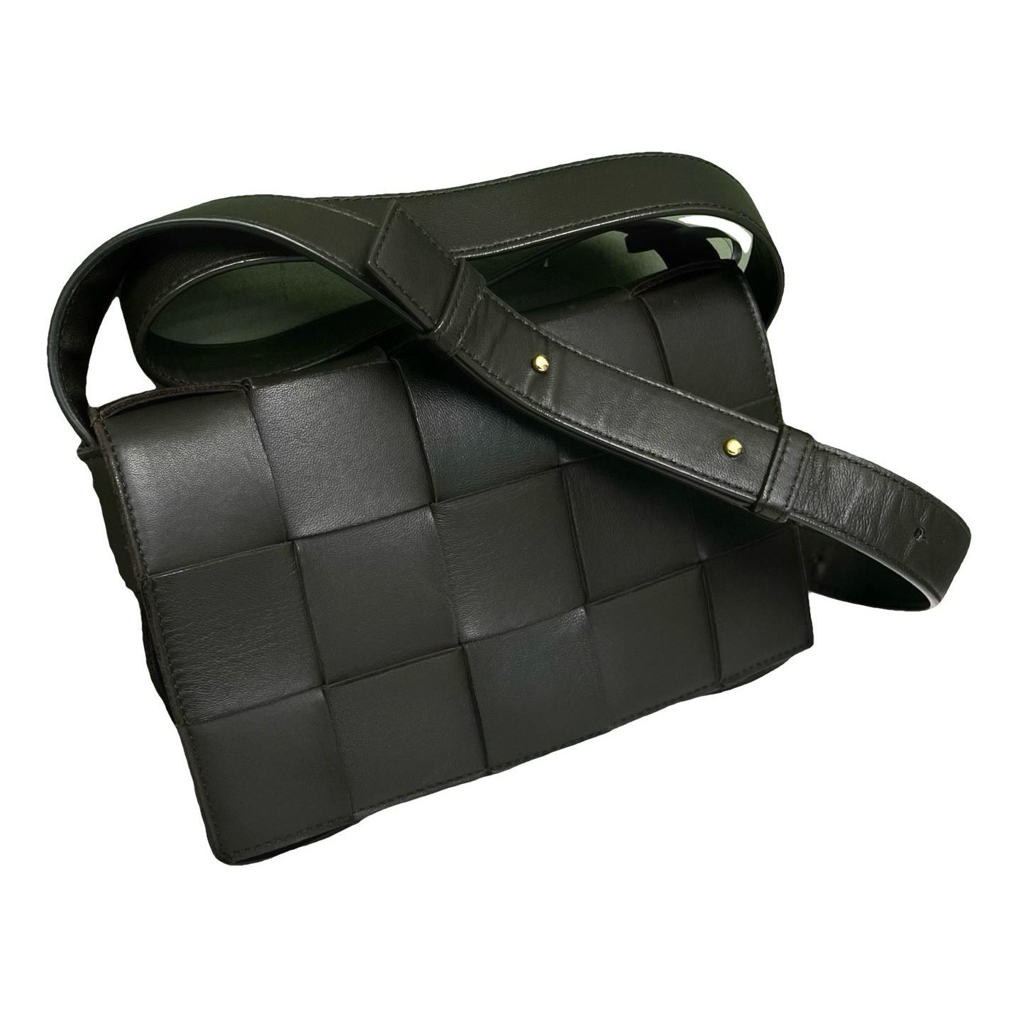 Cassette leather crossbody bag