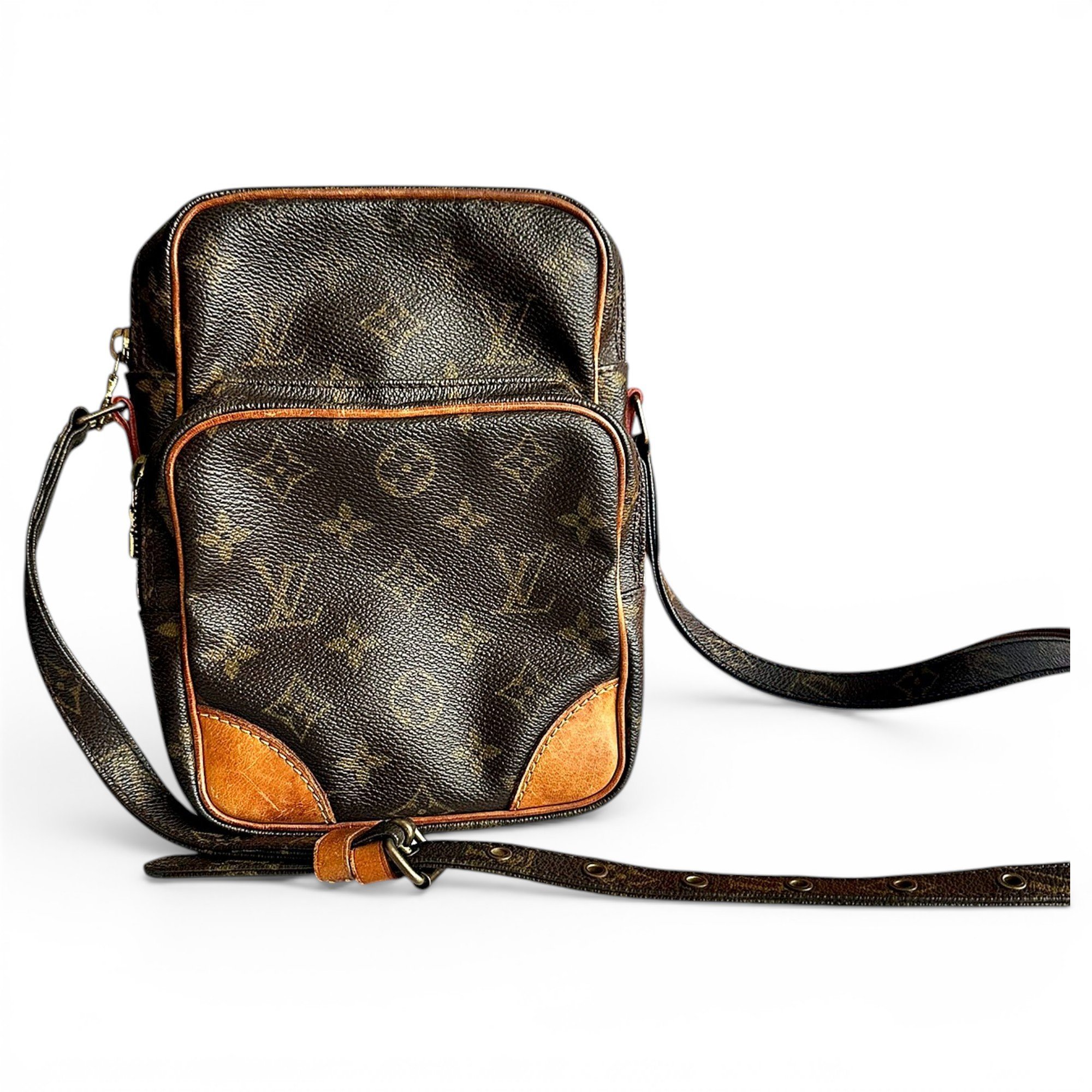Amazon leather crossbody bag