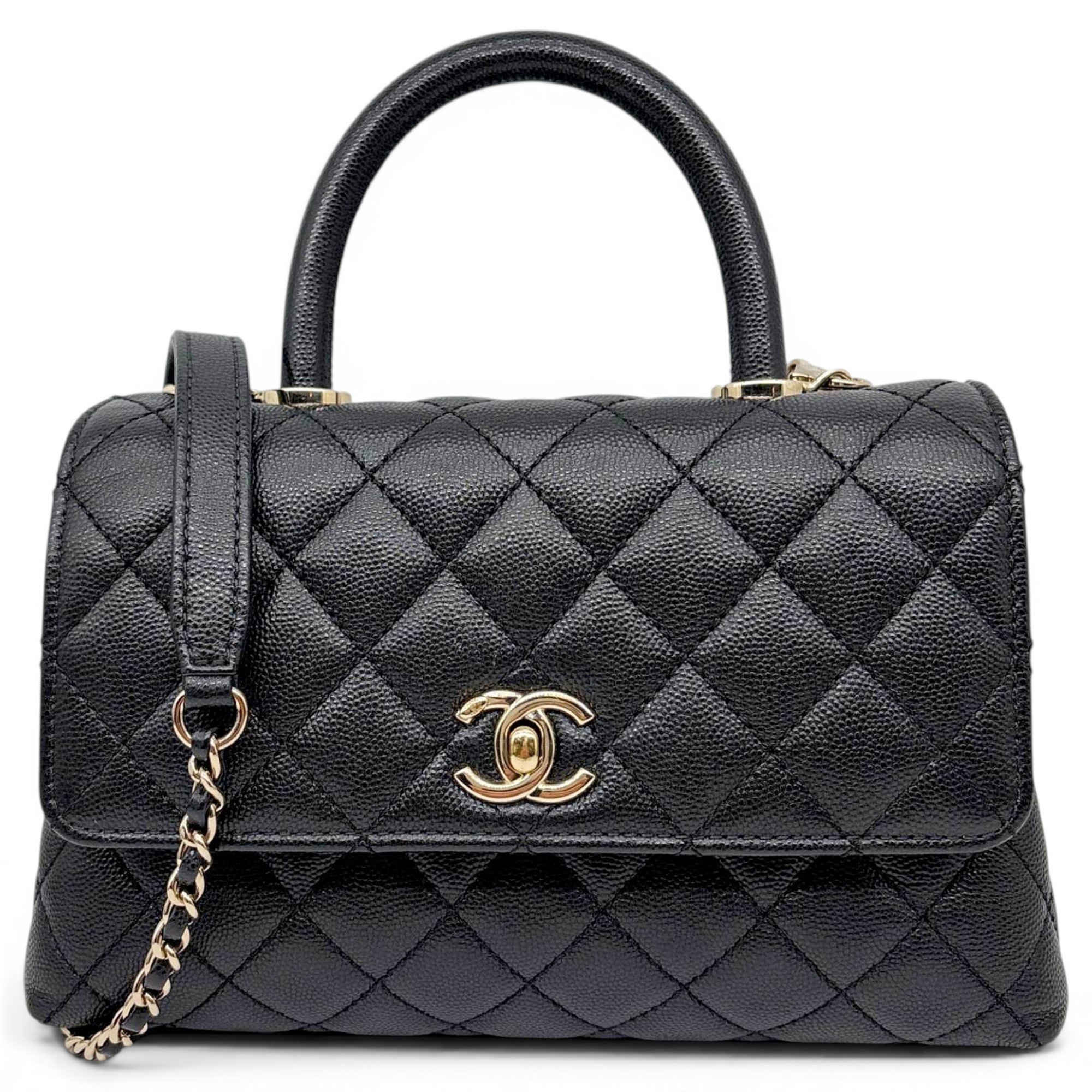 Leather handbag