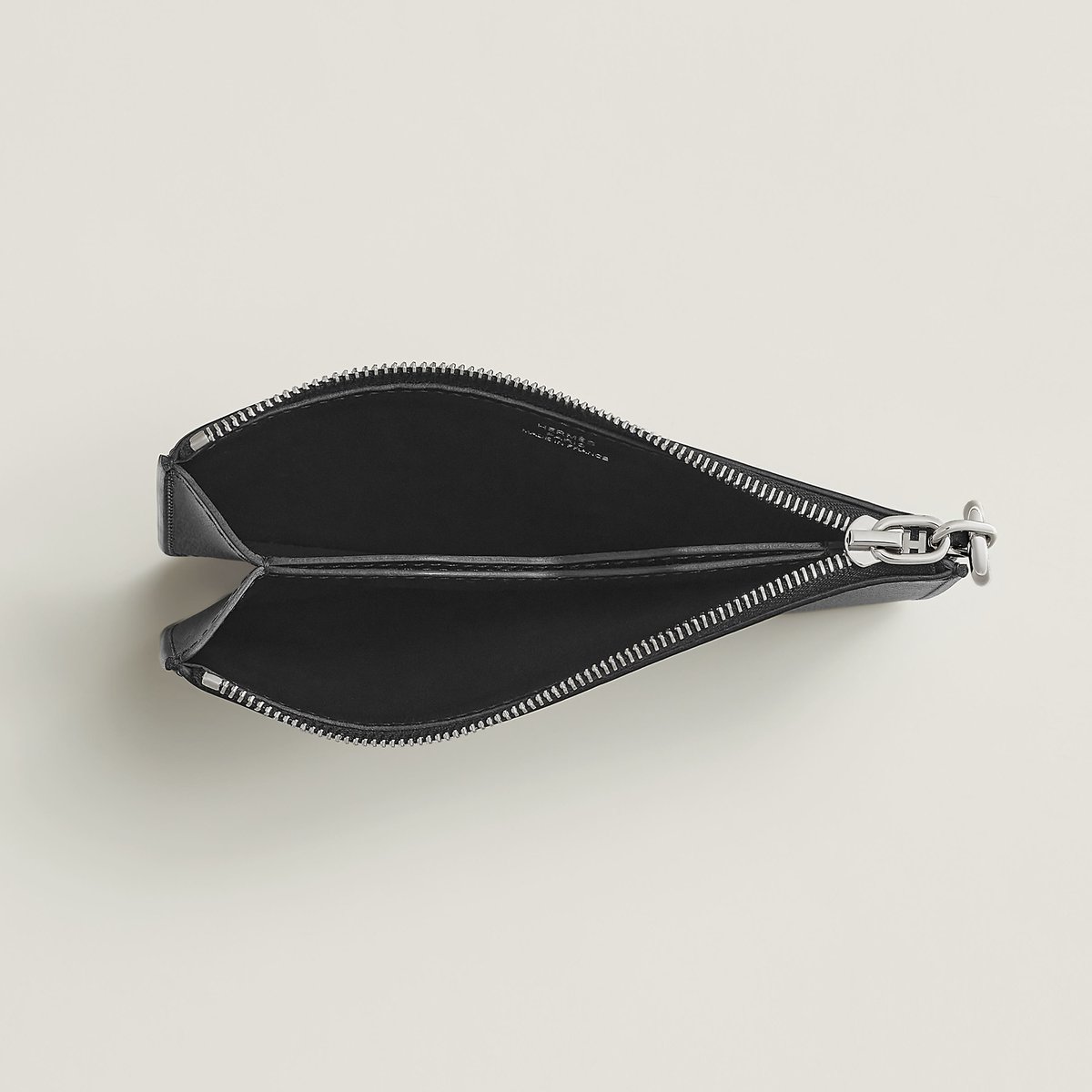 Noir Zipengo Chaine D'Ancre Card Holder