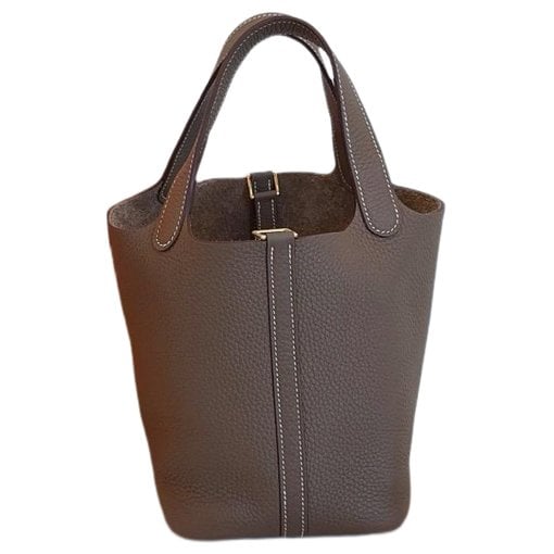 Picotin leather handbag