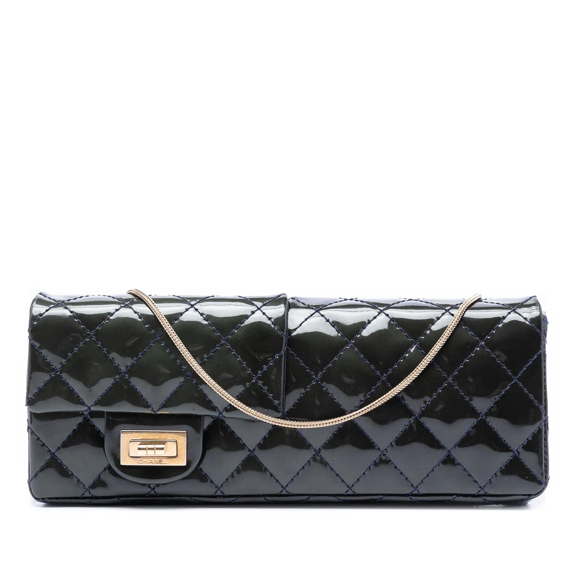 Wallet On Chain Boy Half Flap leather handbag