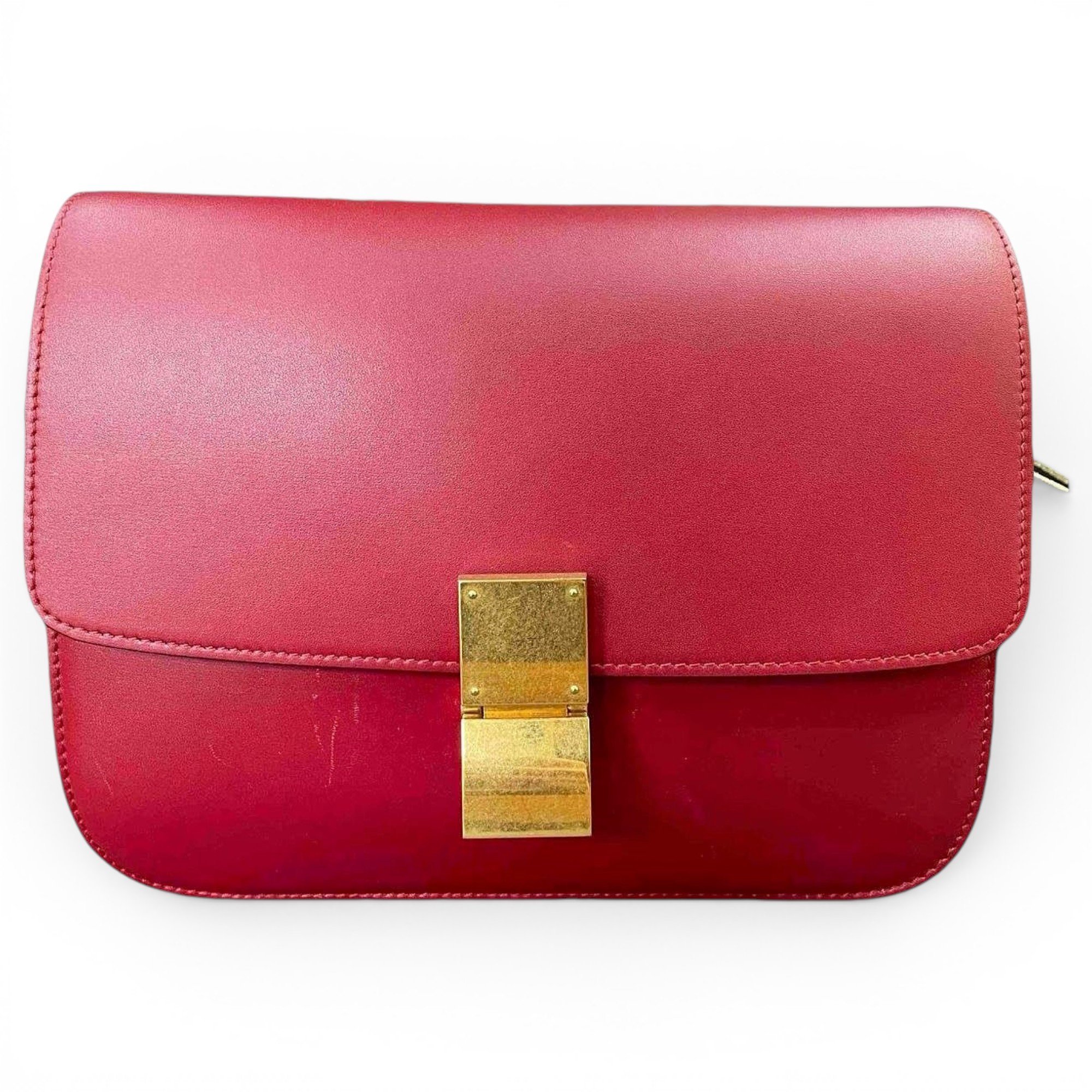 Classic leather crossbody bag